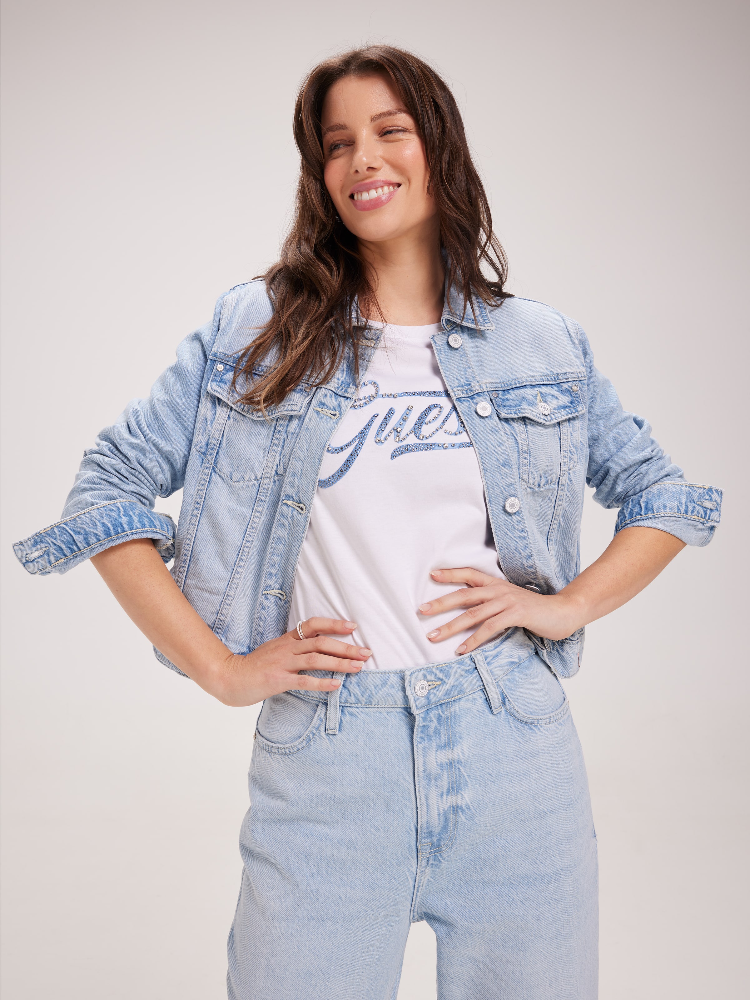 Doria Jacket In Seaside Blue