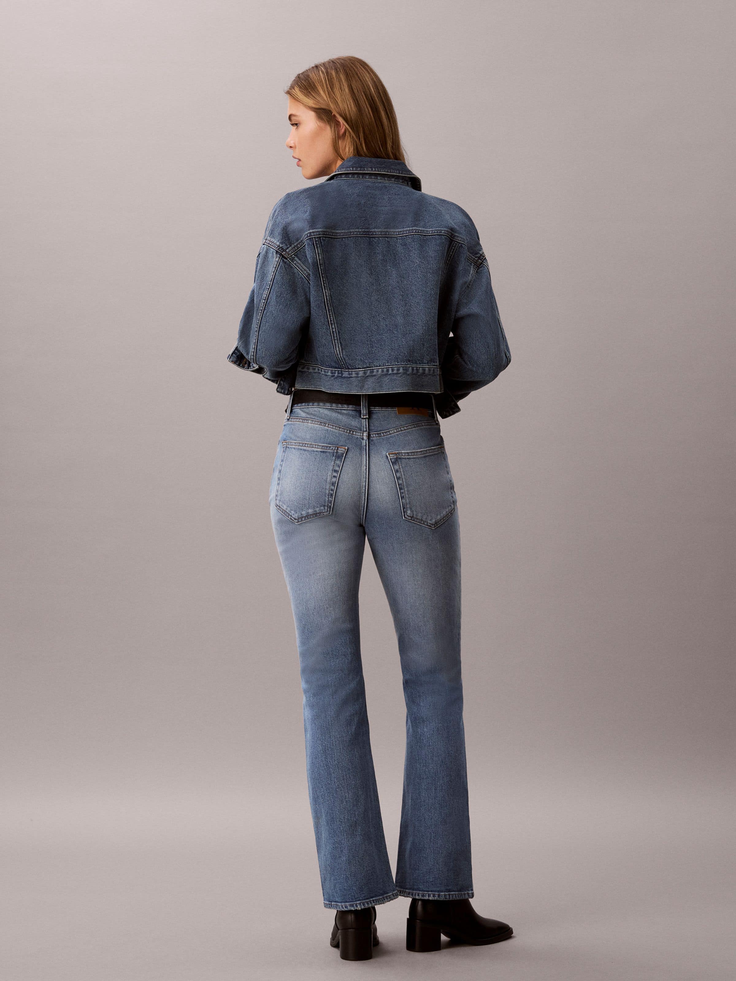 High Rise Bootcut In Worn Dust