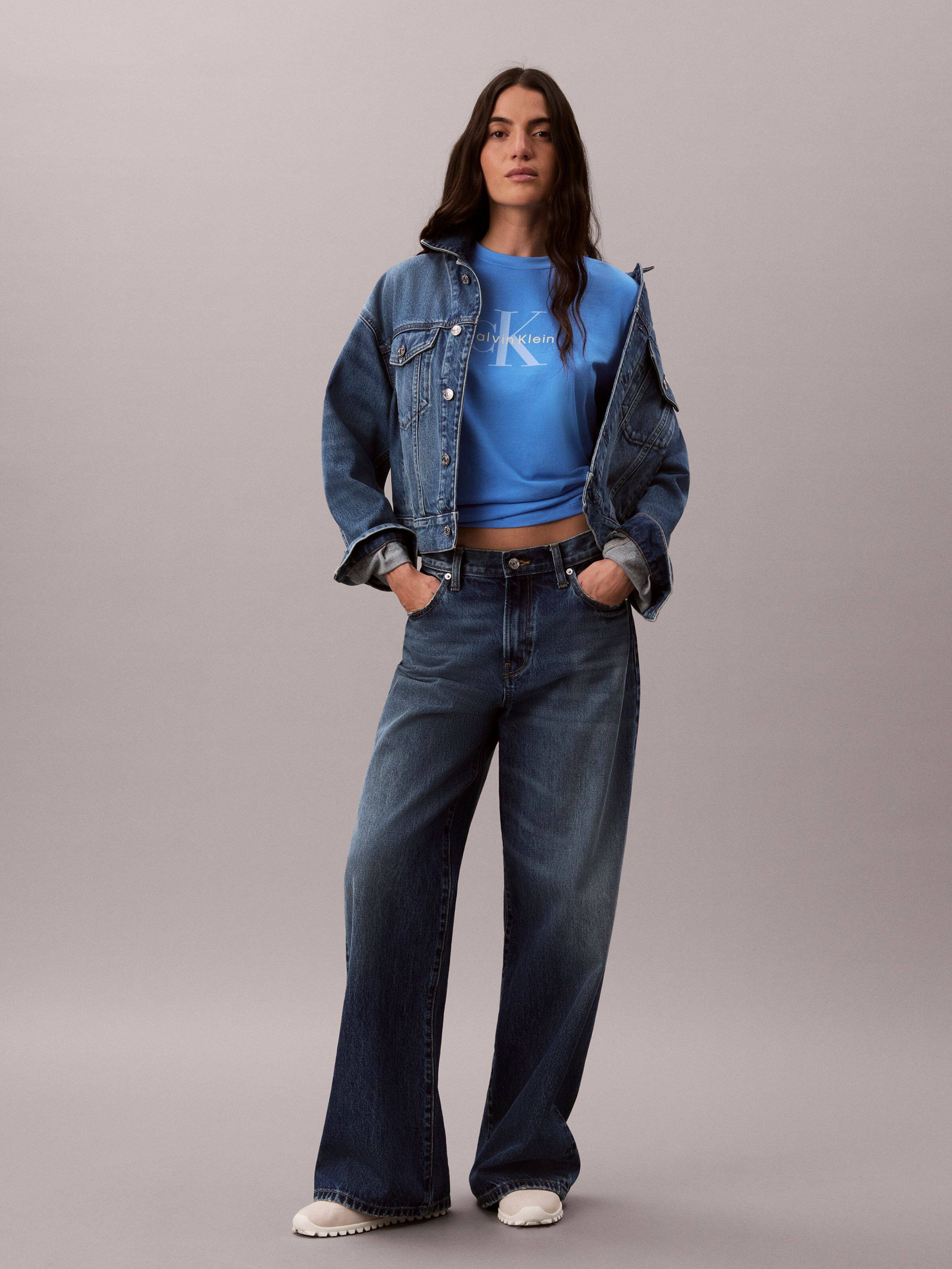Hero Short Sleeve Classic Monologo Crewneck Tee In Marina