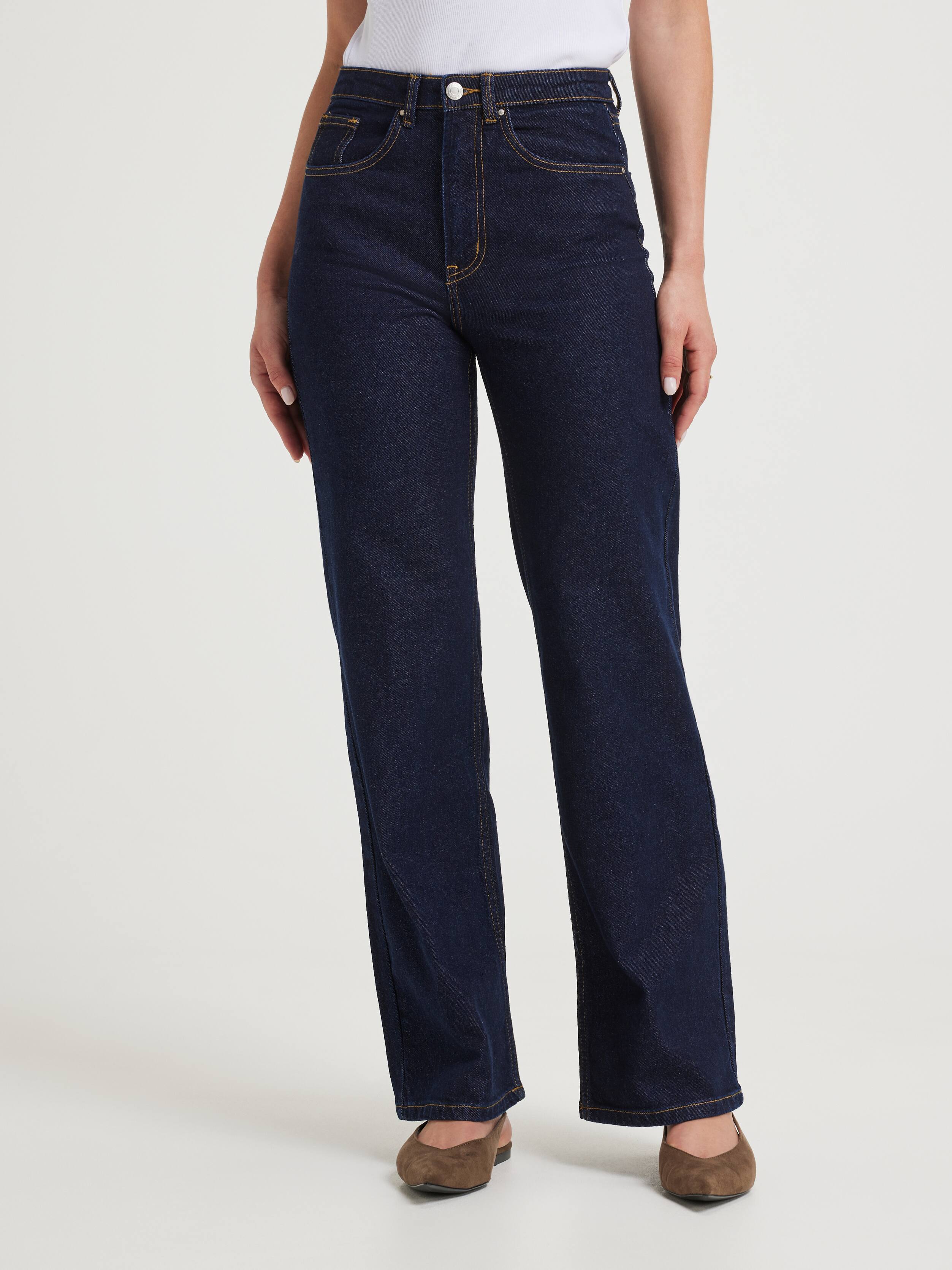 Juicy High Wide Leg Jean In Rinse Denim