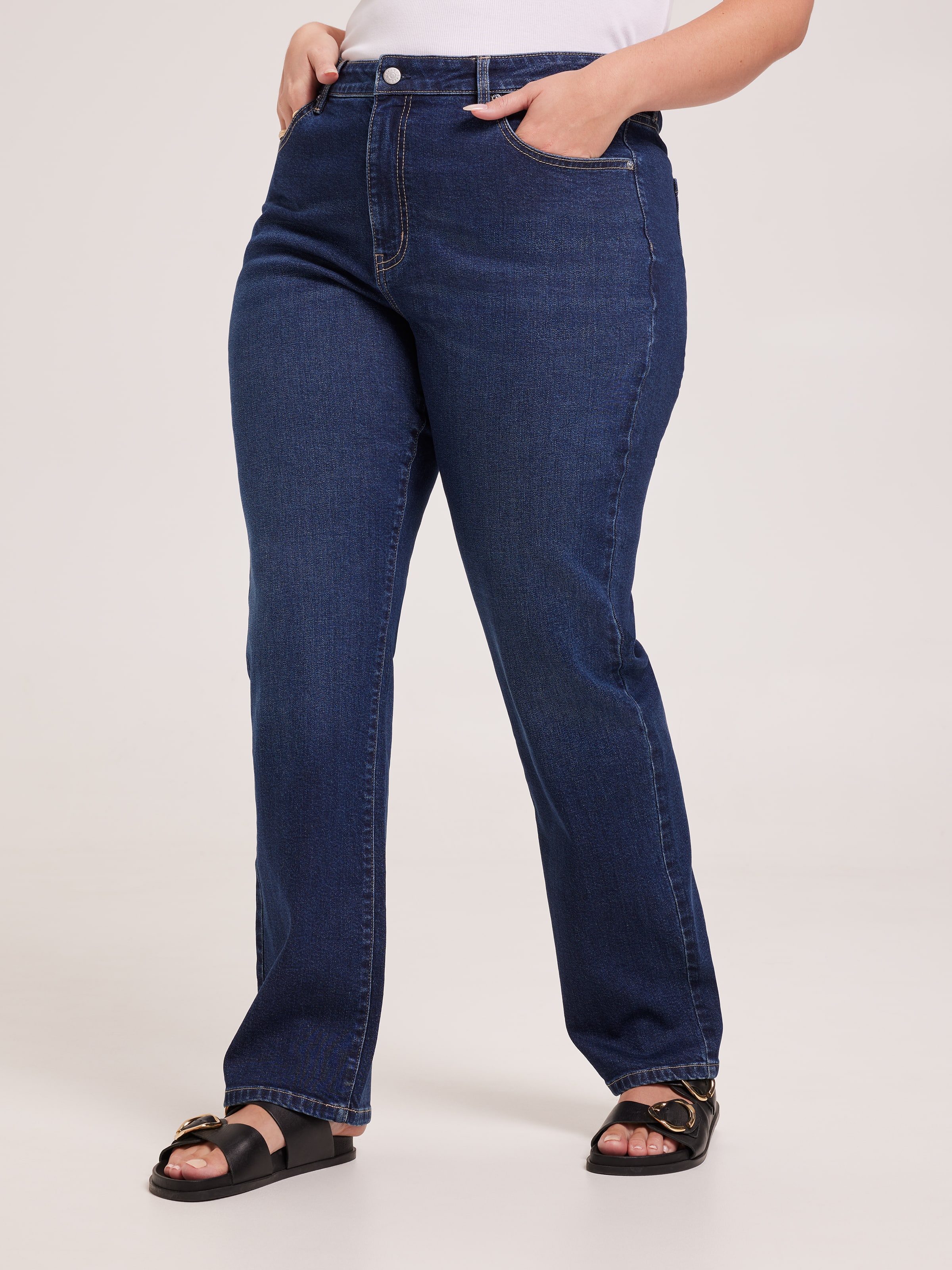 Curve Originals High Rise Straight Jean