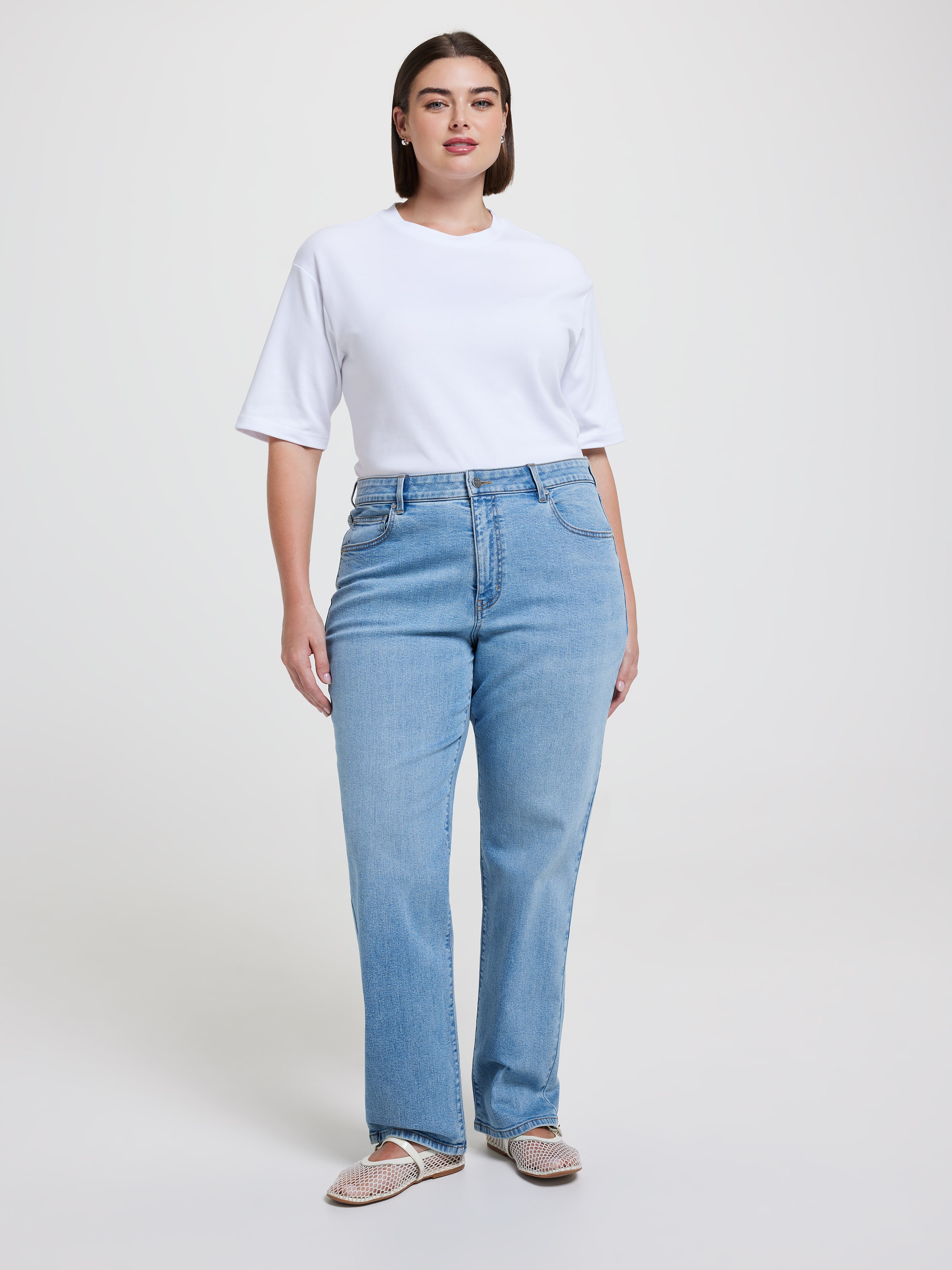 Curve Originals High Rise Straight Jean