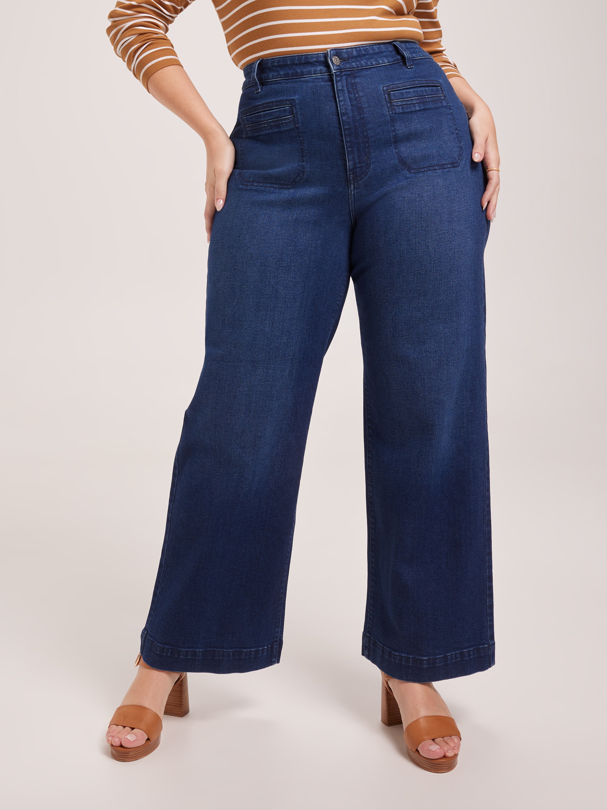 Curve Originals Sky High Wide Leg Jean