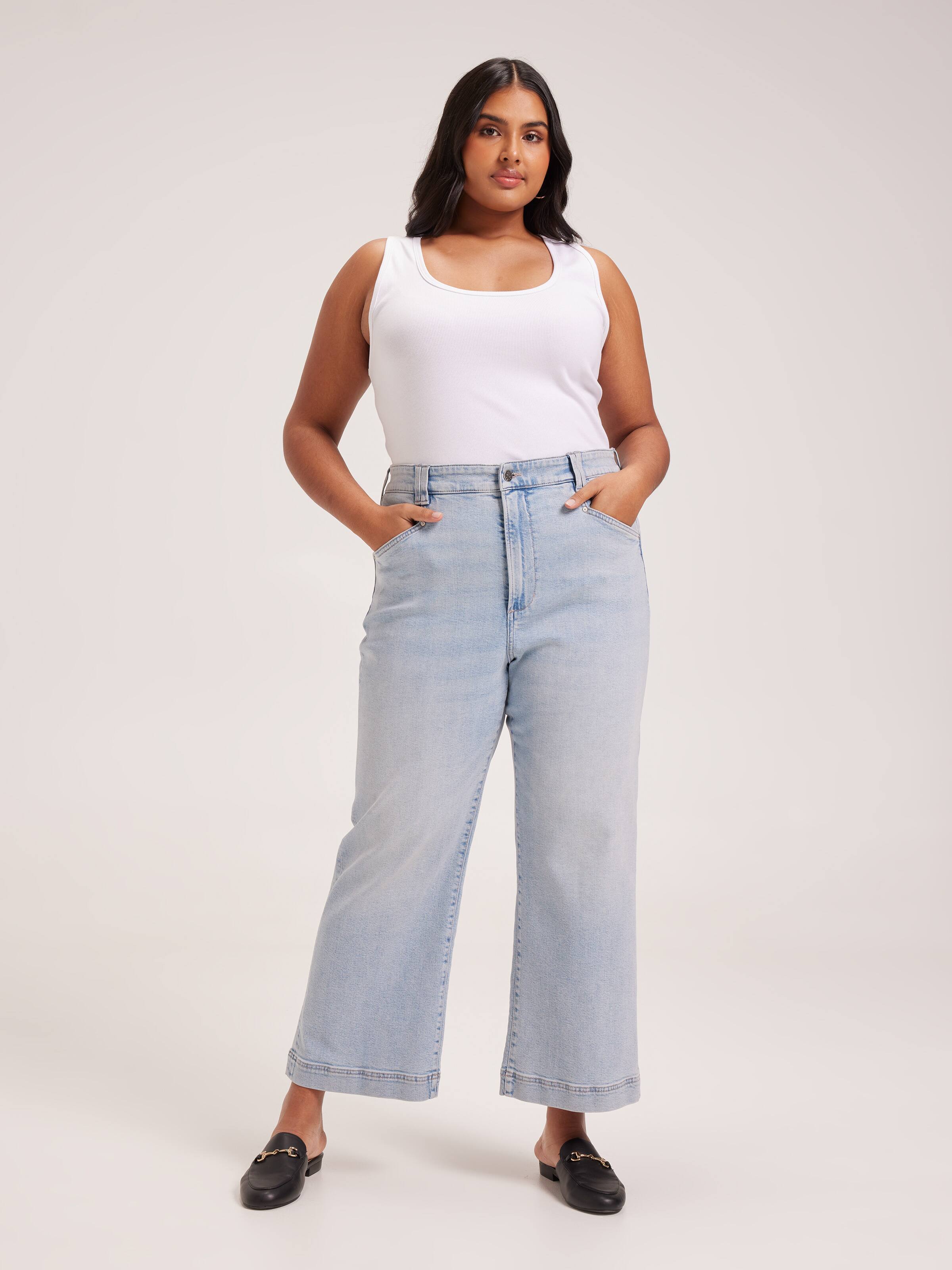 Curve Originals Utility Wide Crop Jean