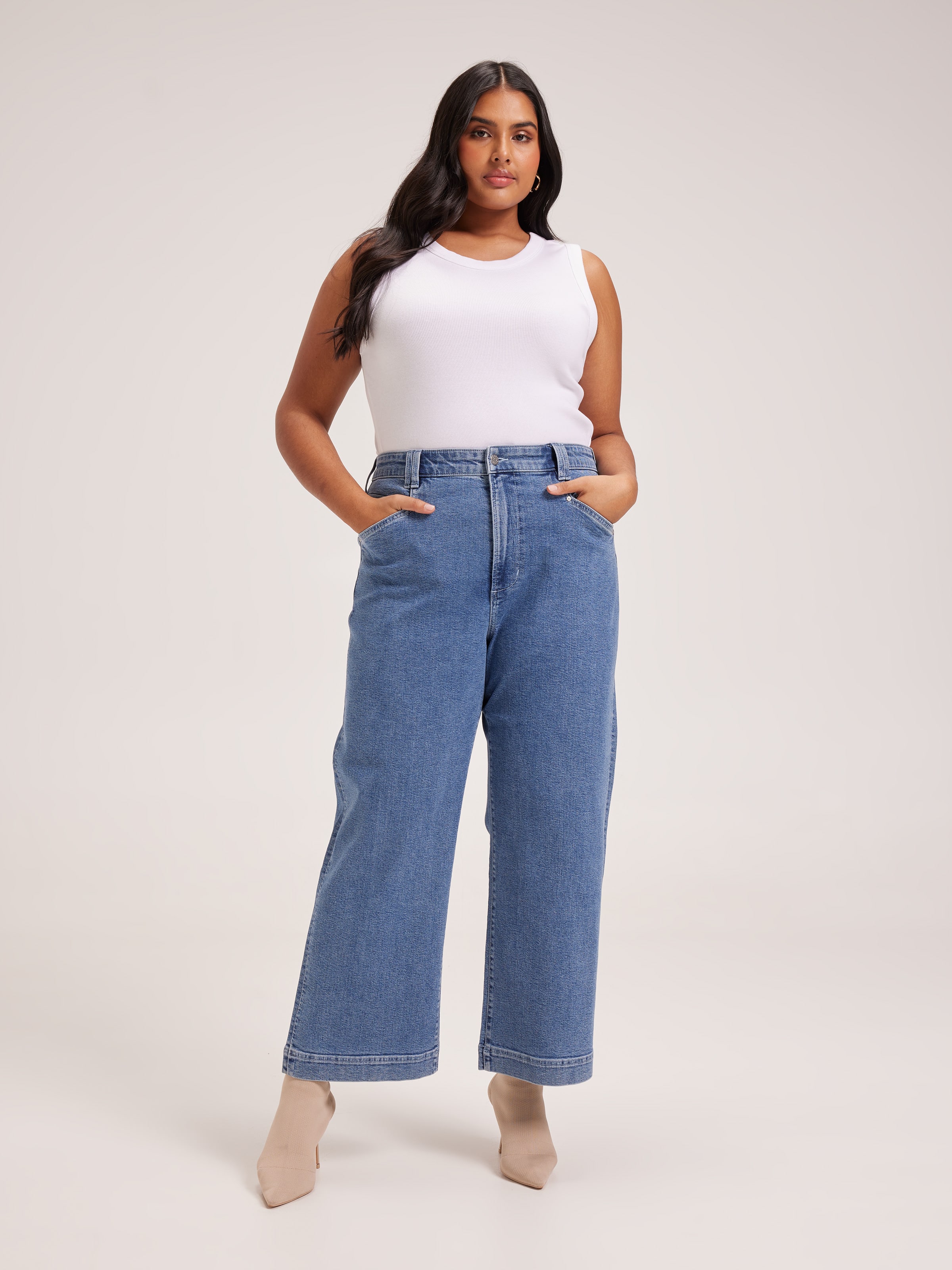 Curve Originals Utility Wide Crop Jean