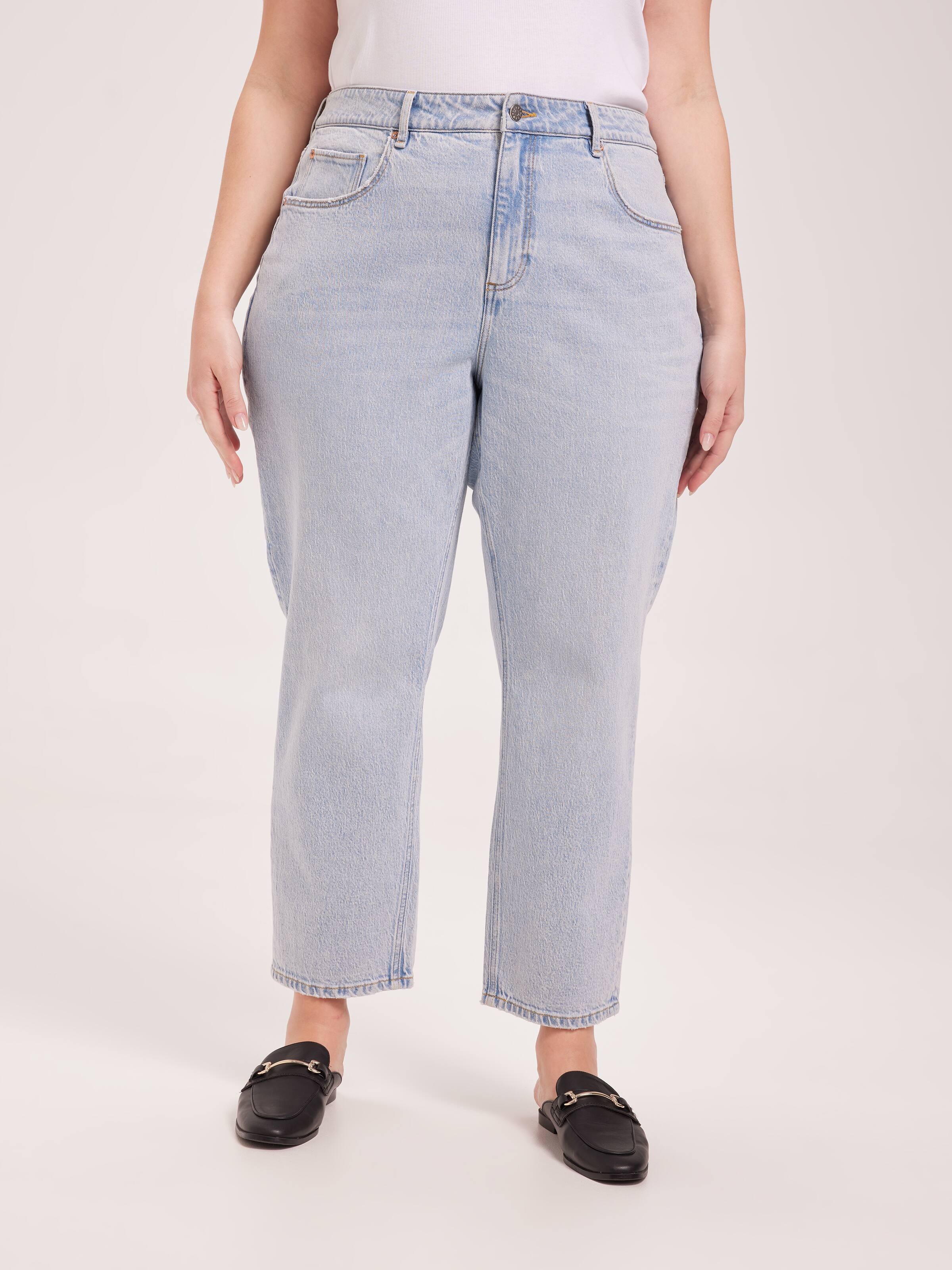 Curve Originals High Rise Cropped Straight Jean
