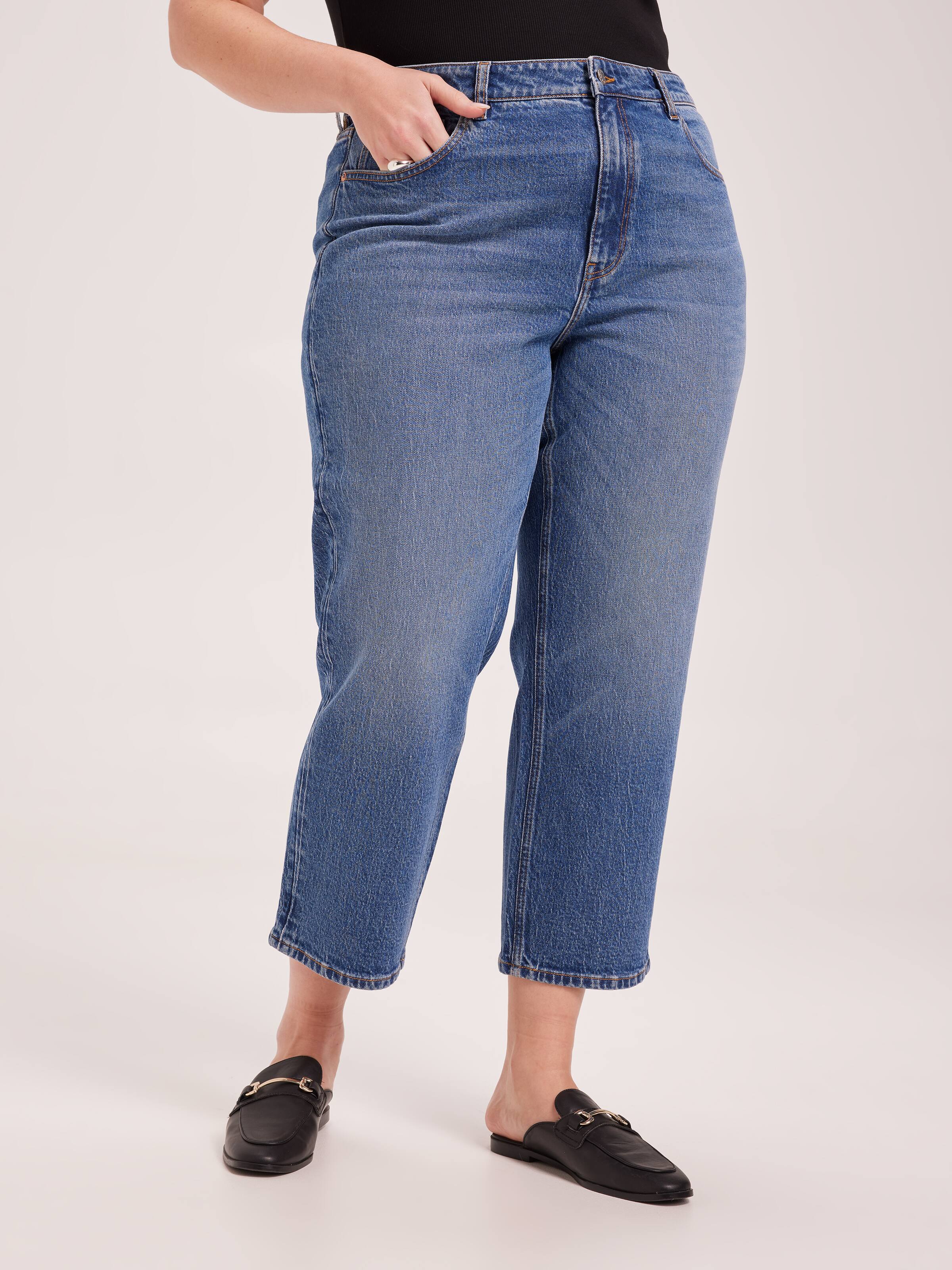 Curve Originals High Rise Cropped Straight Jean