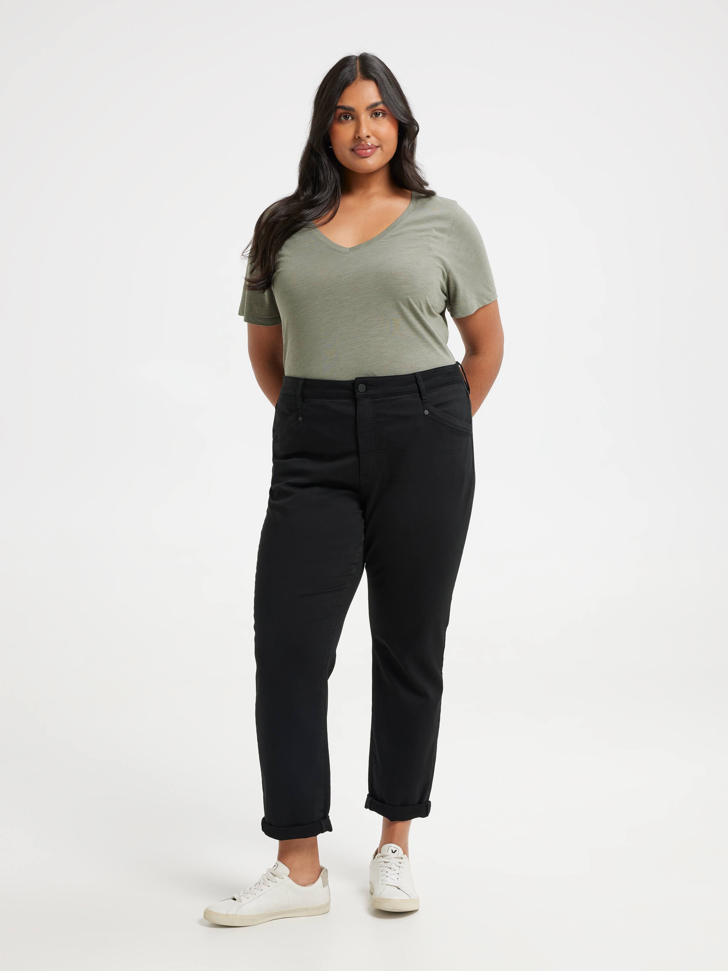 Curve Amaze High Rise Boyfriend Jeans