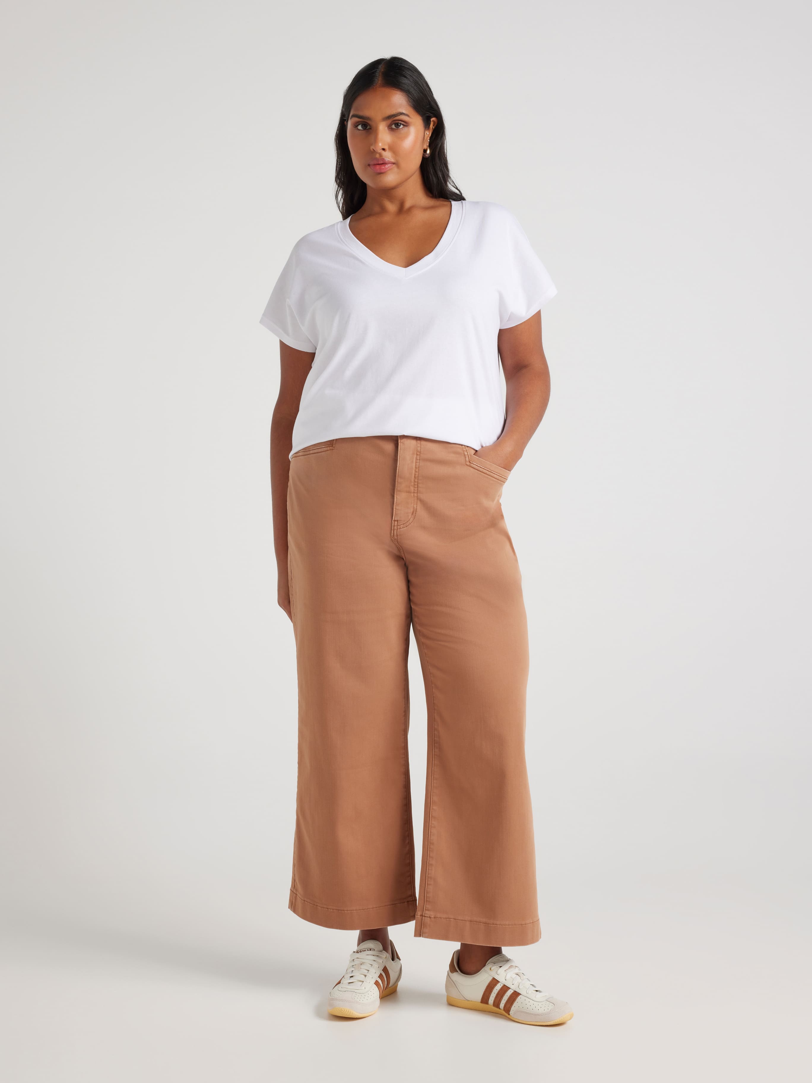 Curve Amaze High Rise Wide Leg Ankle Jean