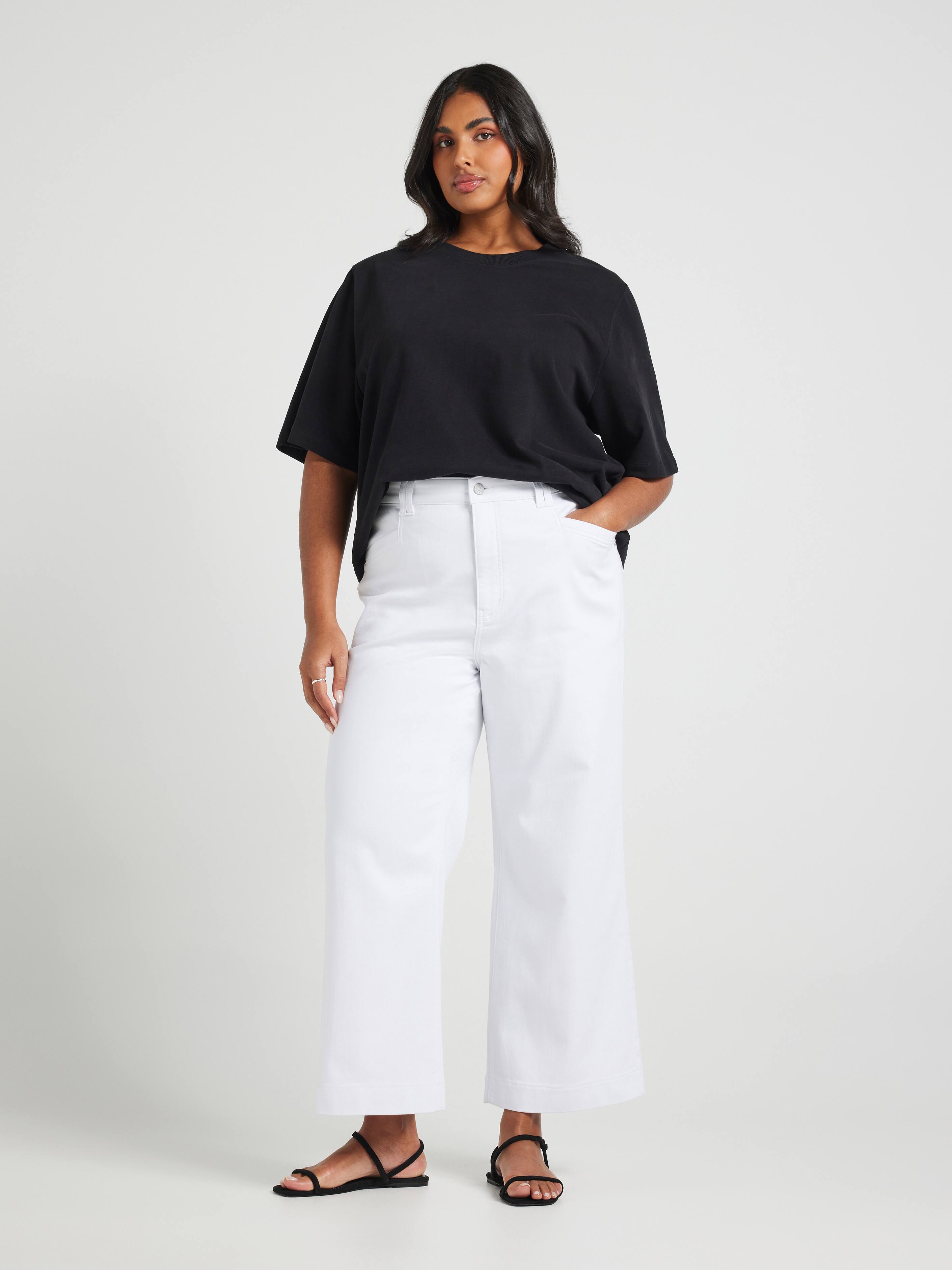 Curve Amaze High Rise Wide Leg Ankle Jean