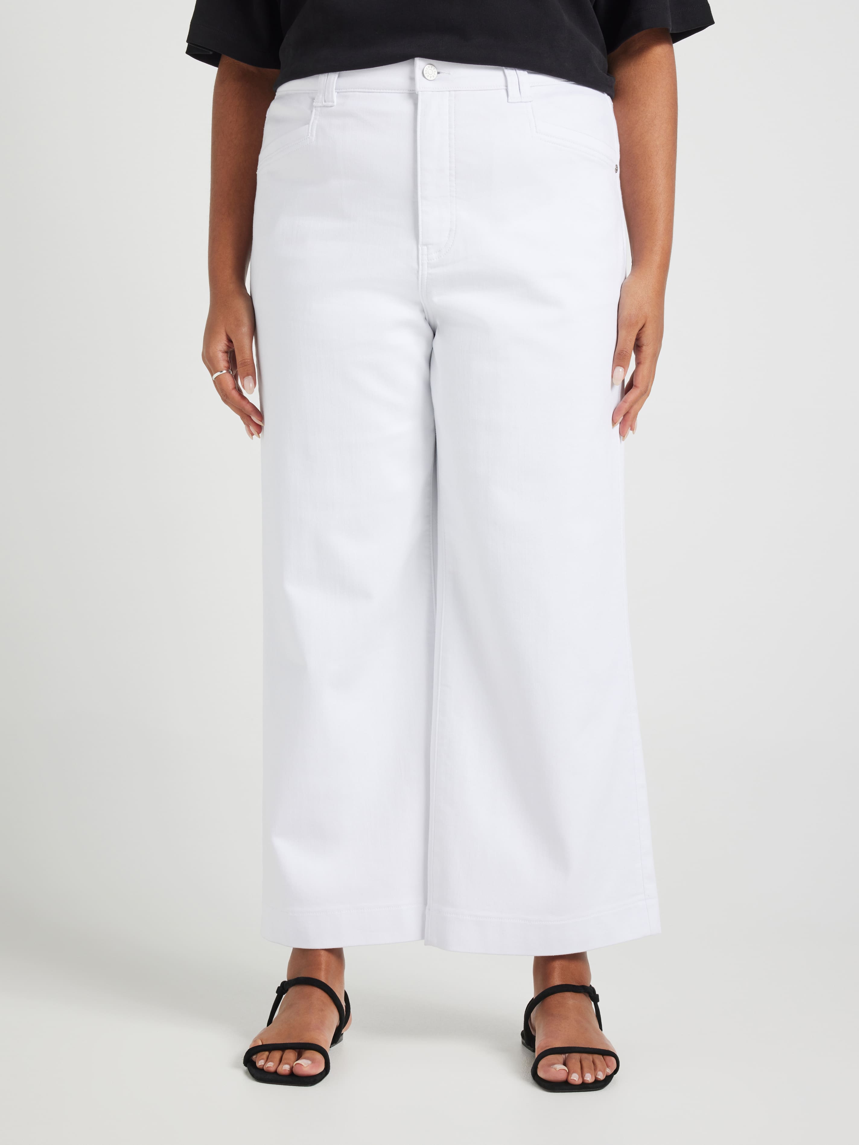 Curve Amaze High Rise Wide Leg Ankle Jean