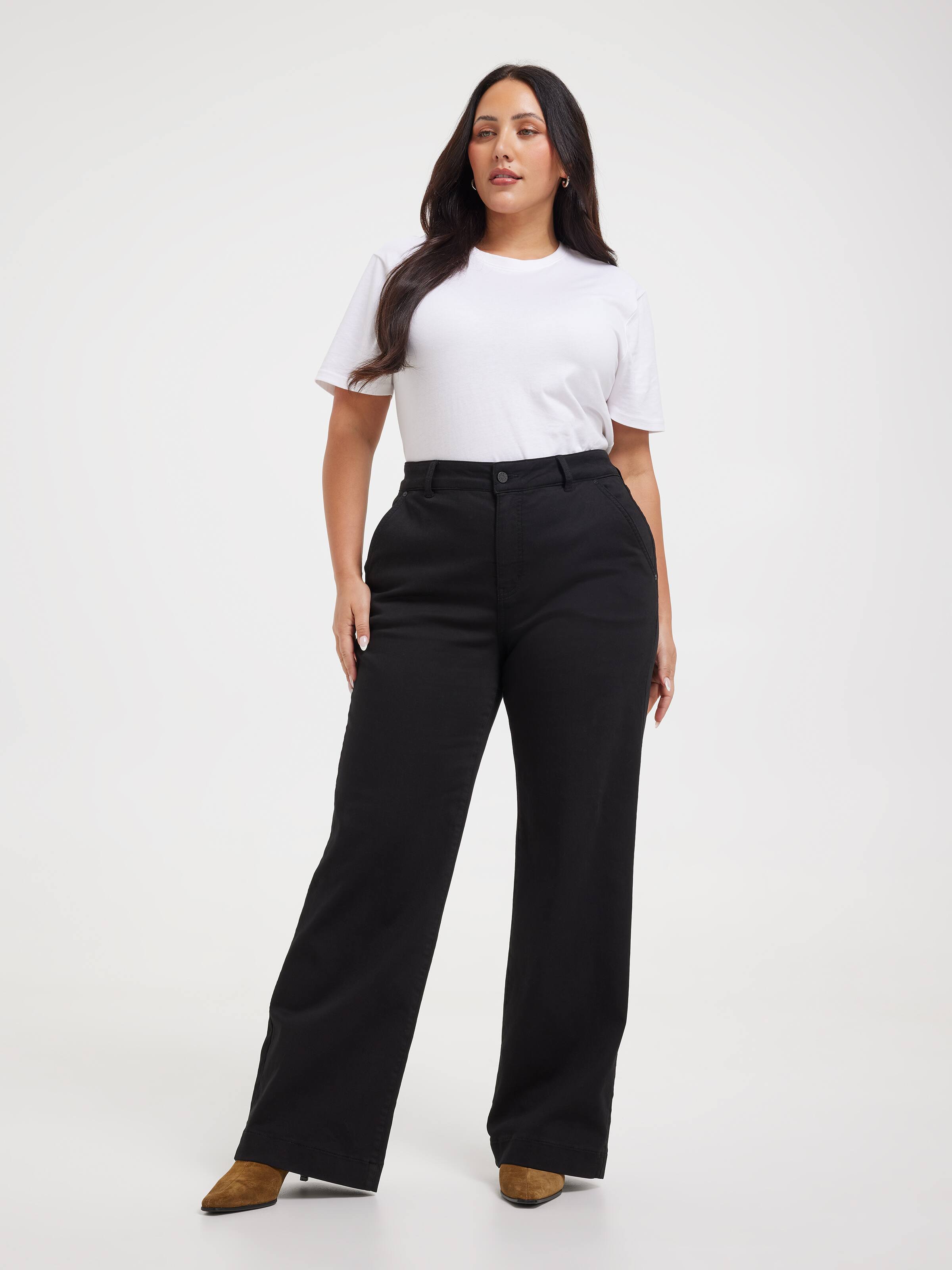 Curve Amaze High Rise Wide Leg Jean