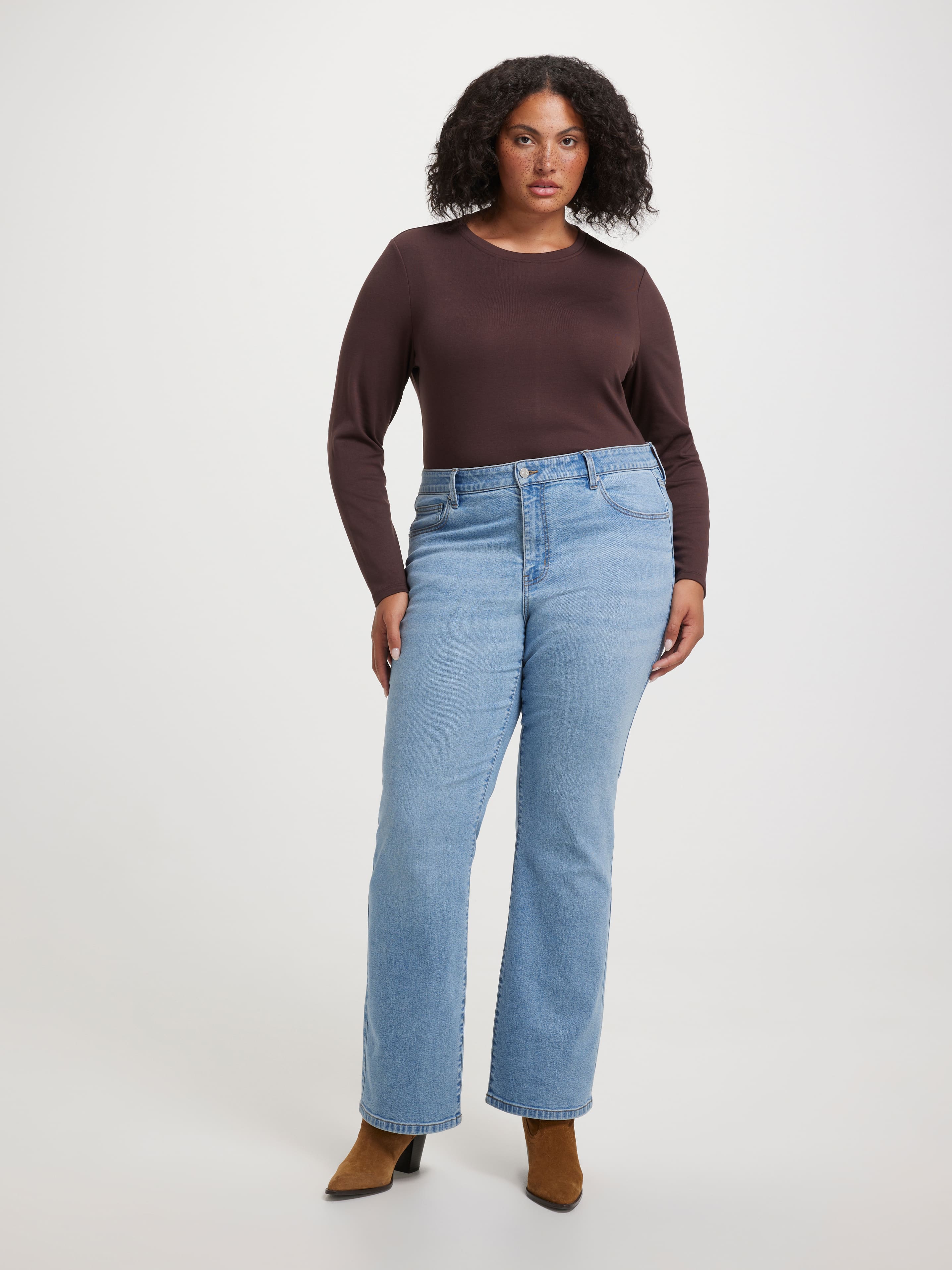 Curve Originals Mid Rise Bootcut Jean