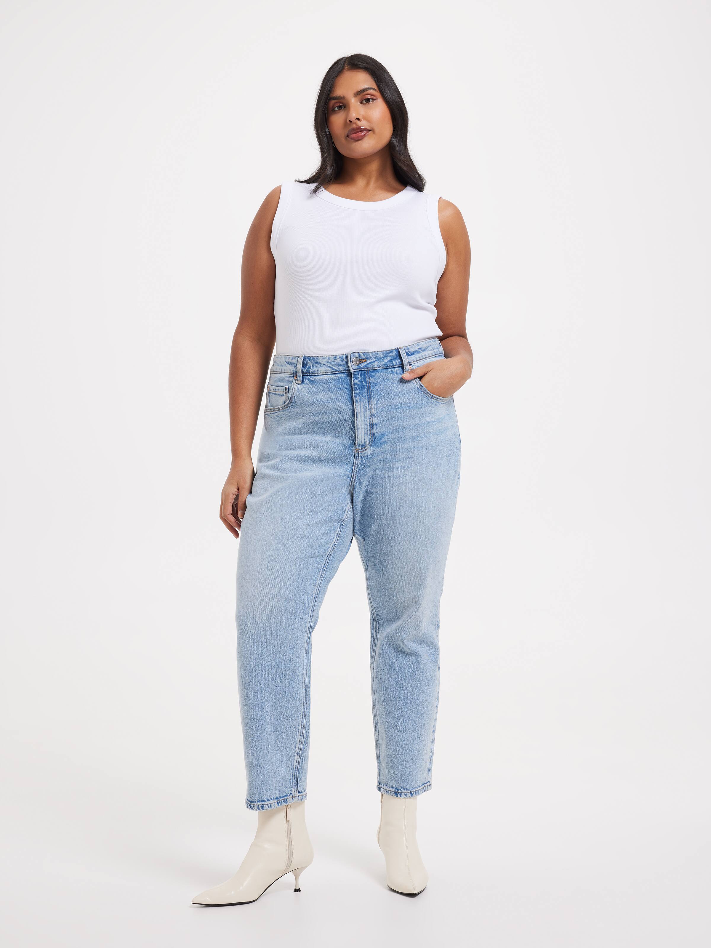 Curve Originals Sky High Mom Jean