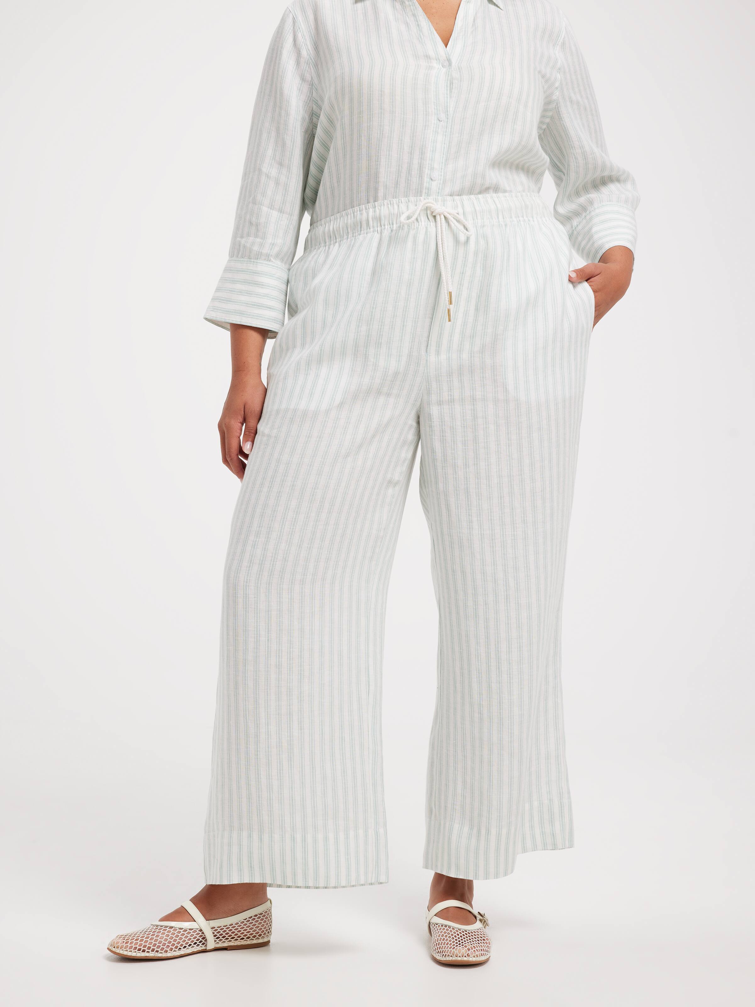 Curve Hazel Pull On Wide Ankle Pant