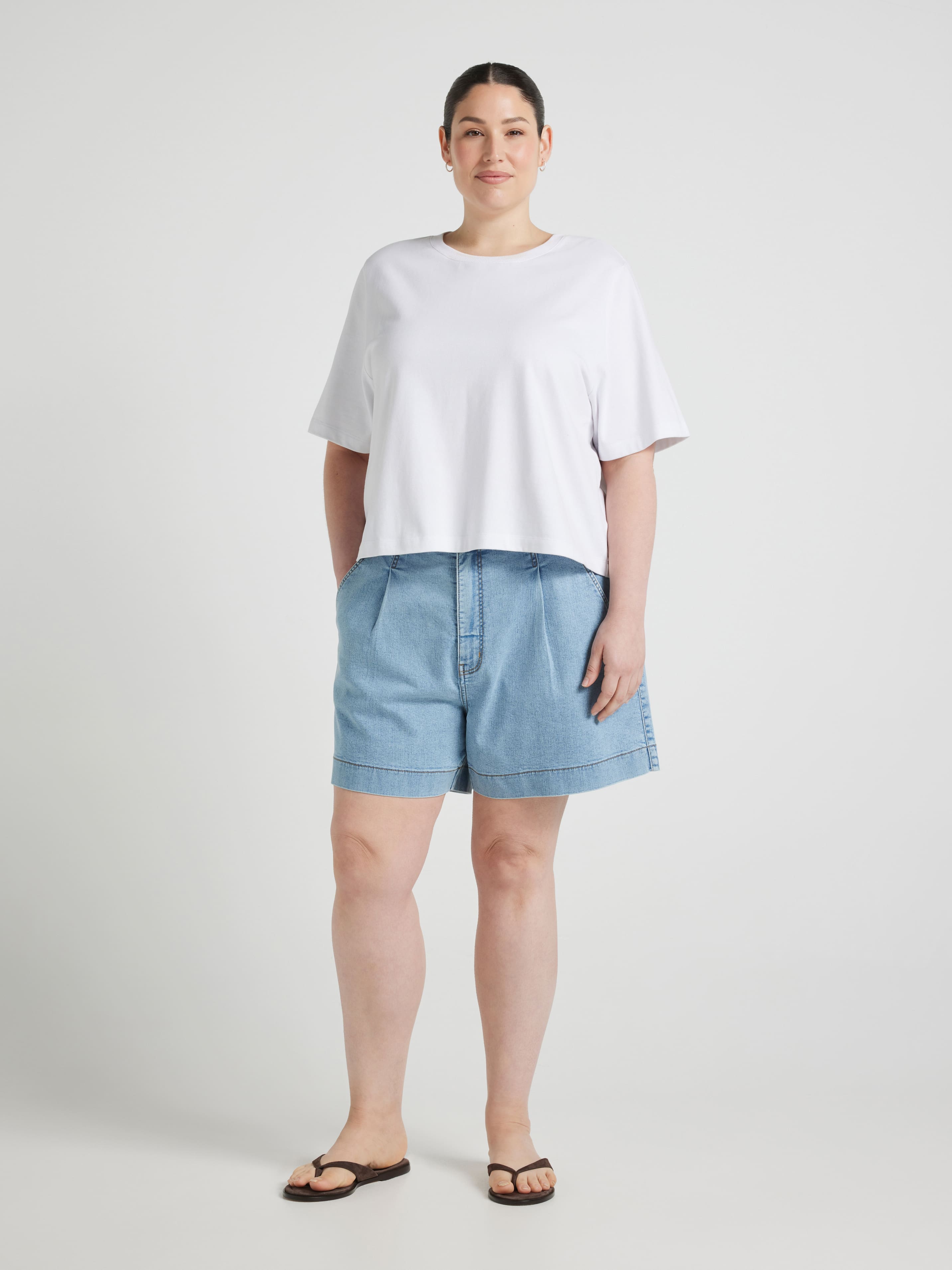 Curve Originals High Rise Tailored Short
