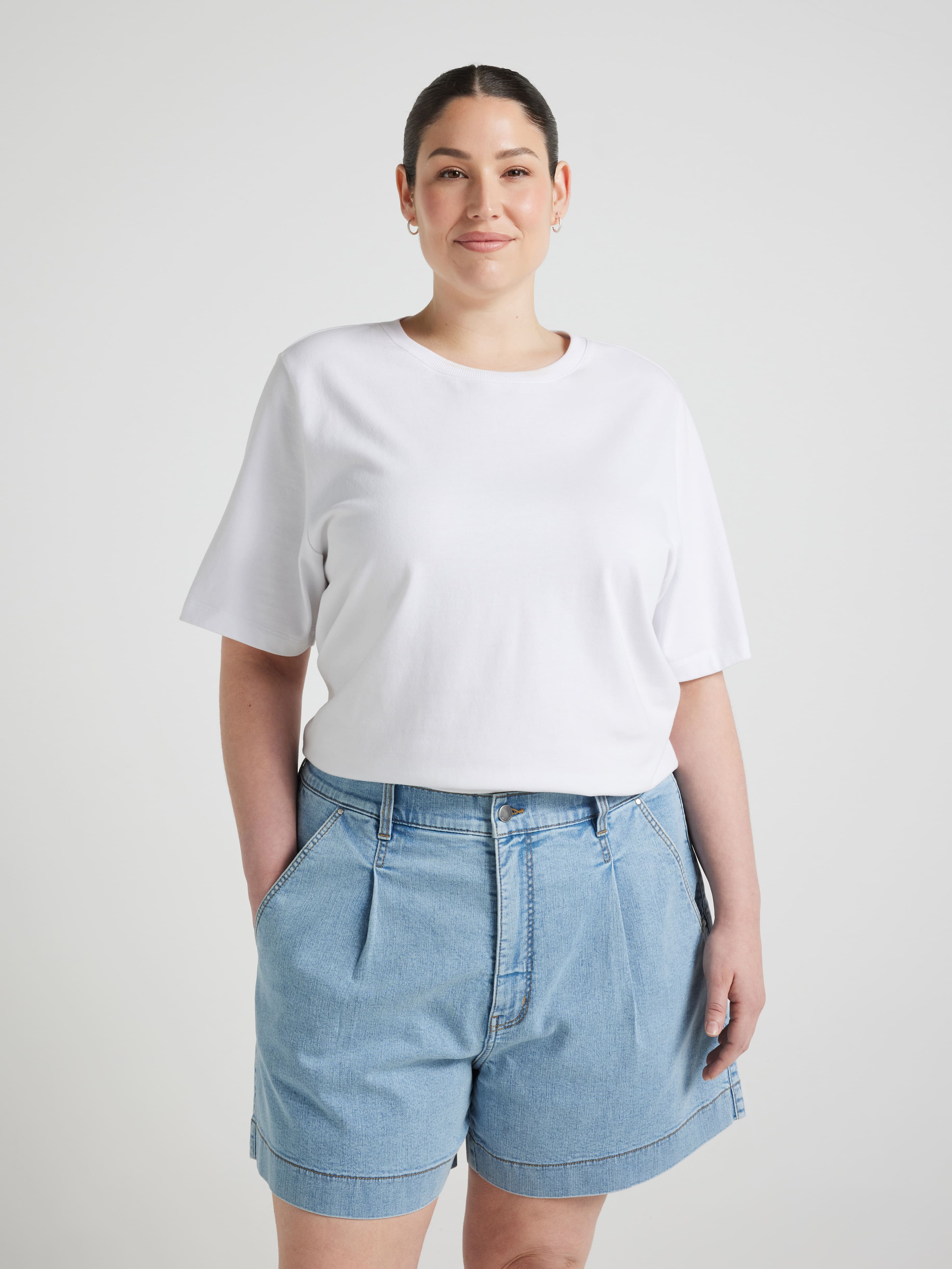Curve Originals High Rise Tailored Short