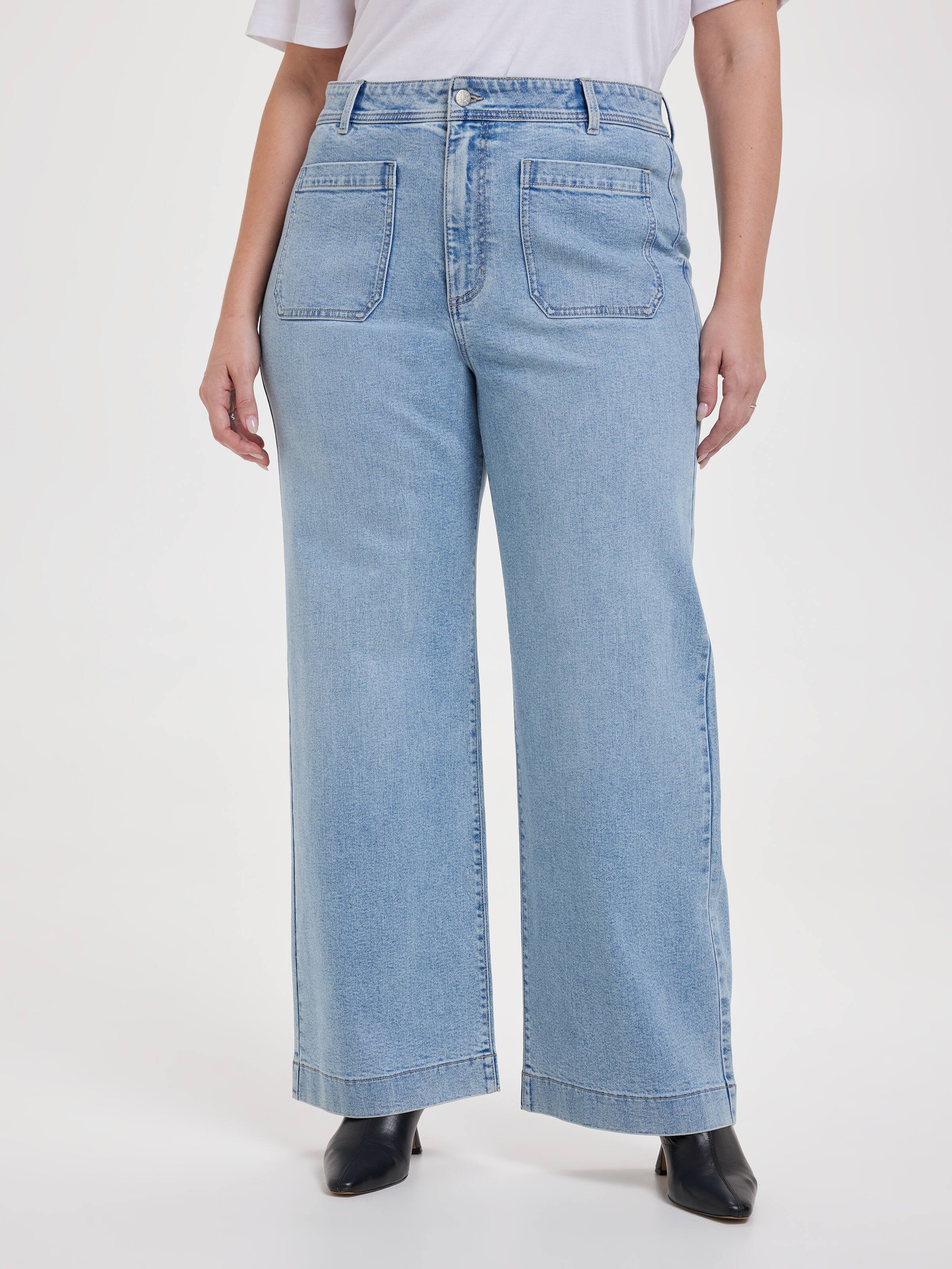 Curve Originals Sky High Wide Leg Jean