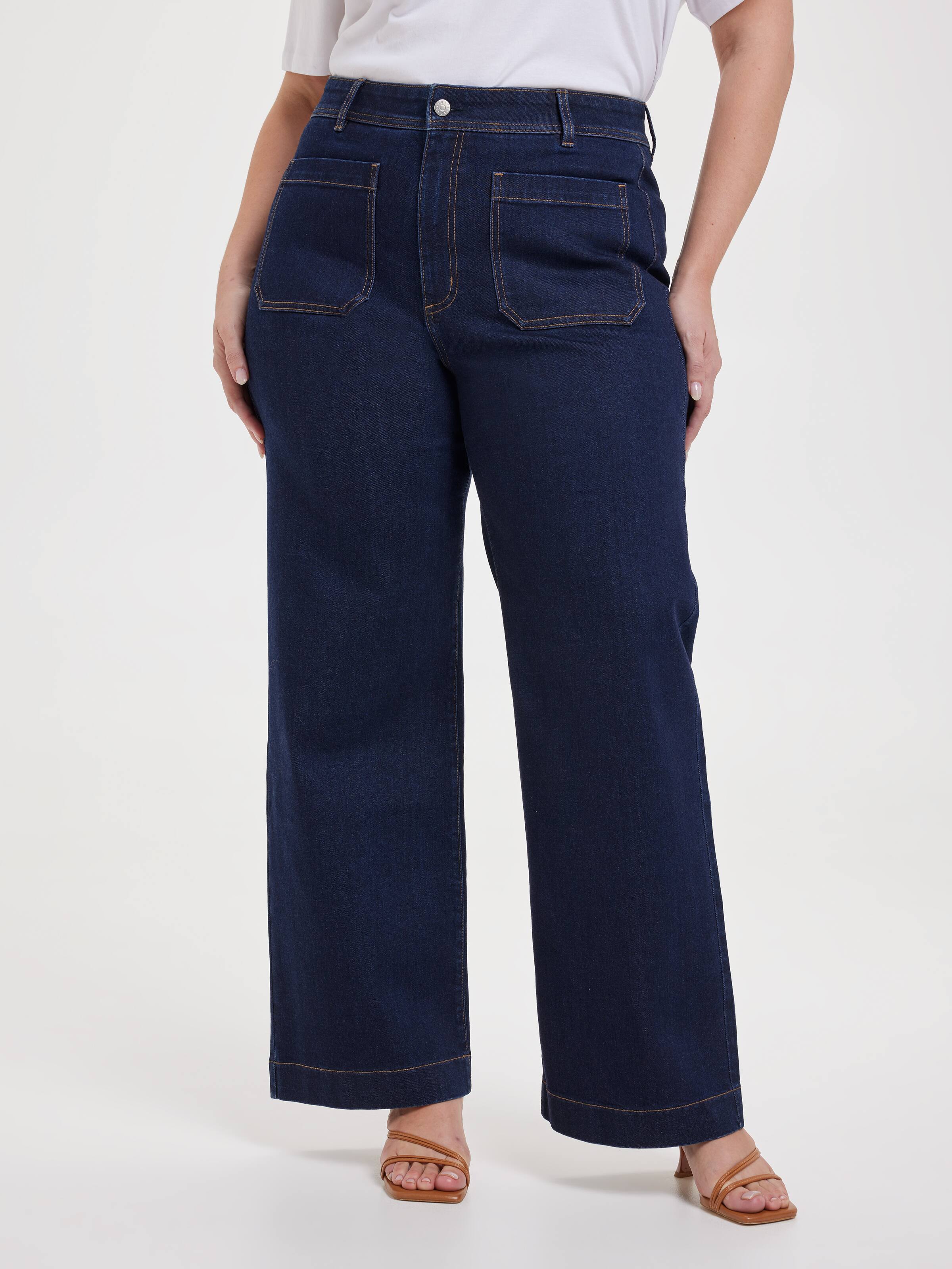 Curve Originals Sky High Wide Leg Jean