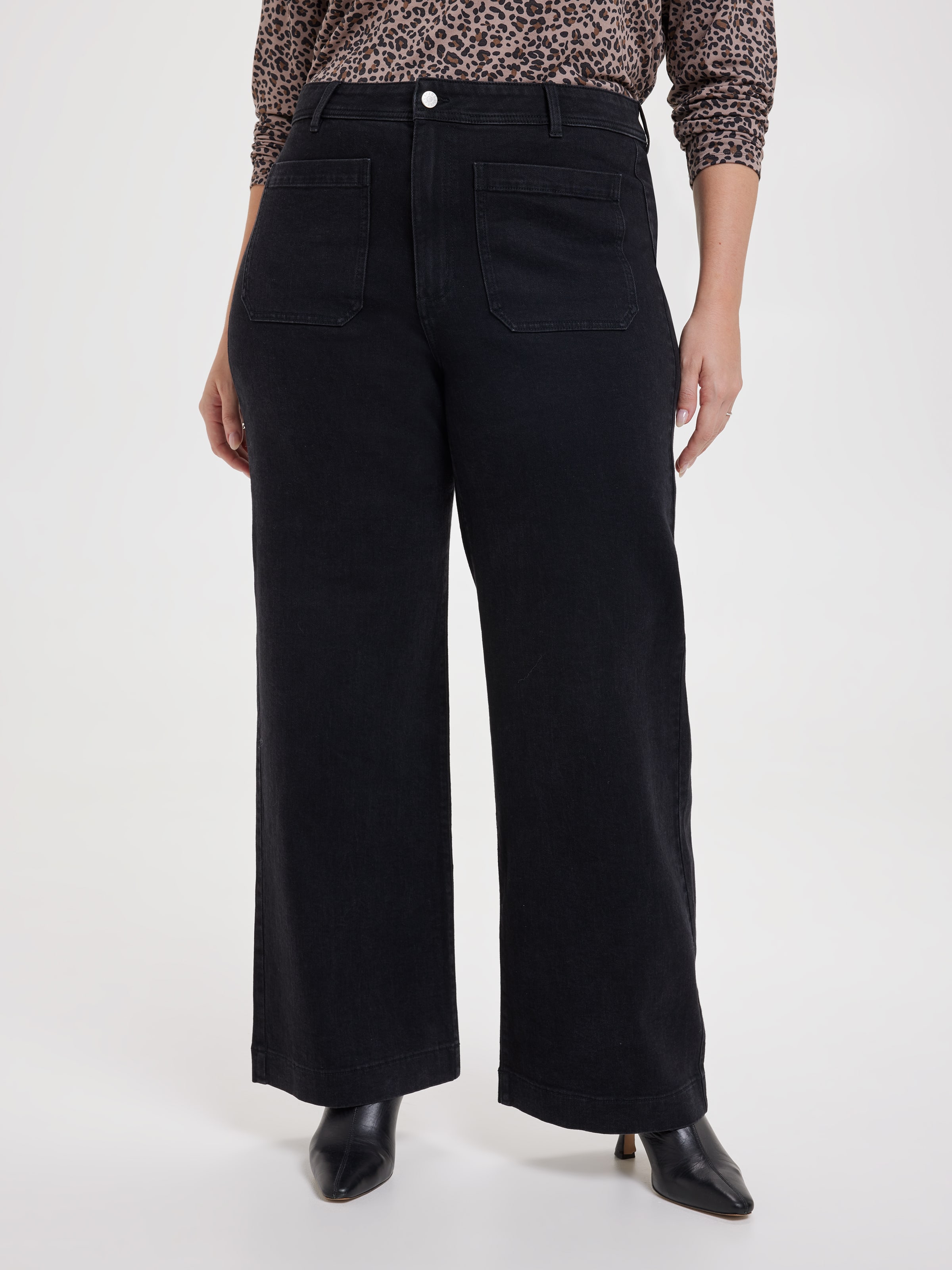 Curve Originals Sky High Wide Leg Jean