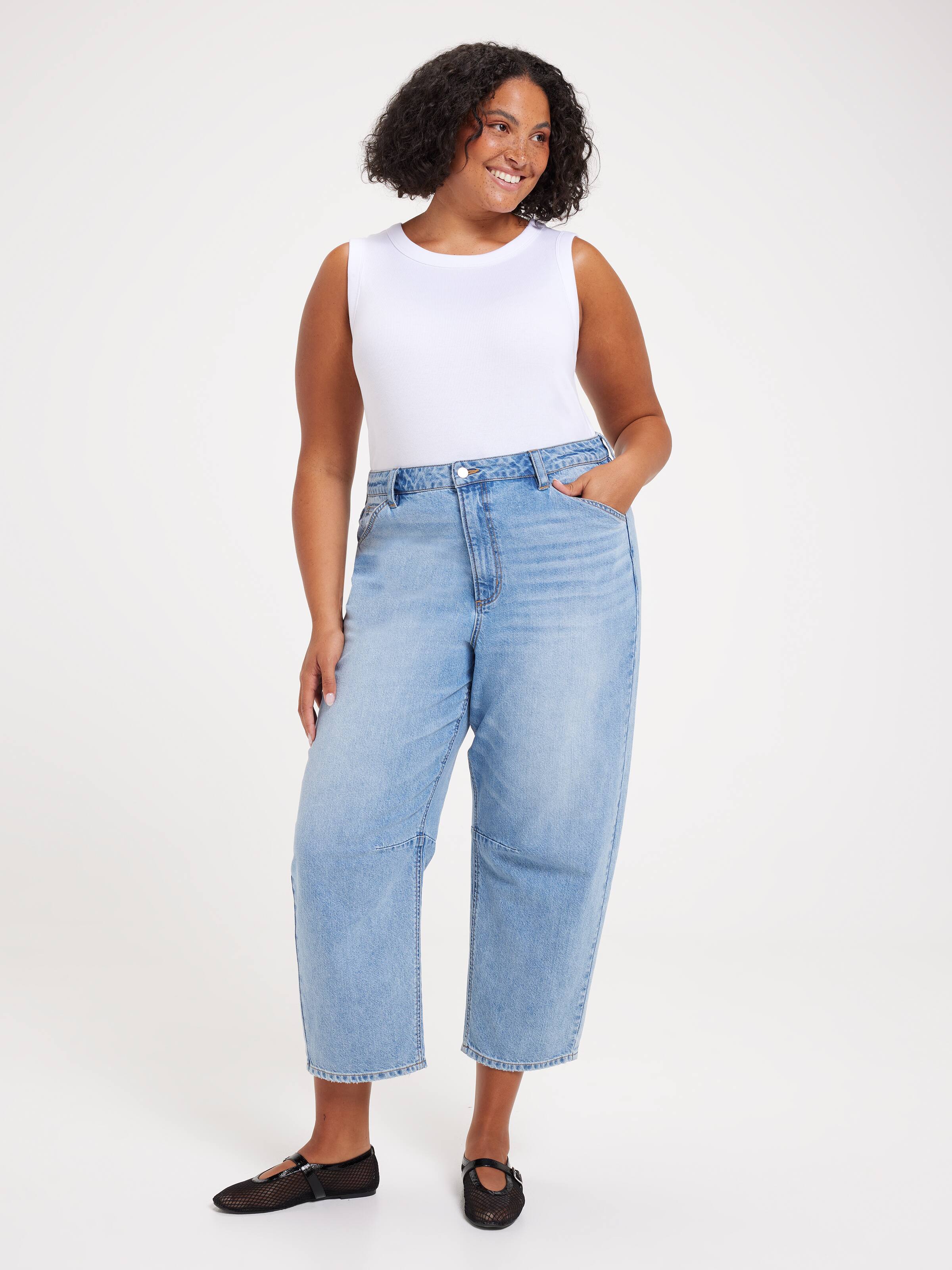 Curve Originals High Rise Sofia Barrel Jean
