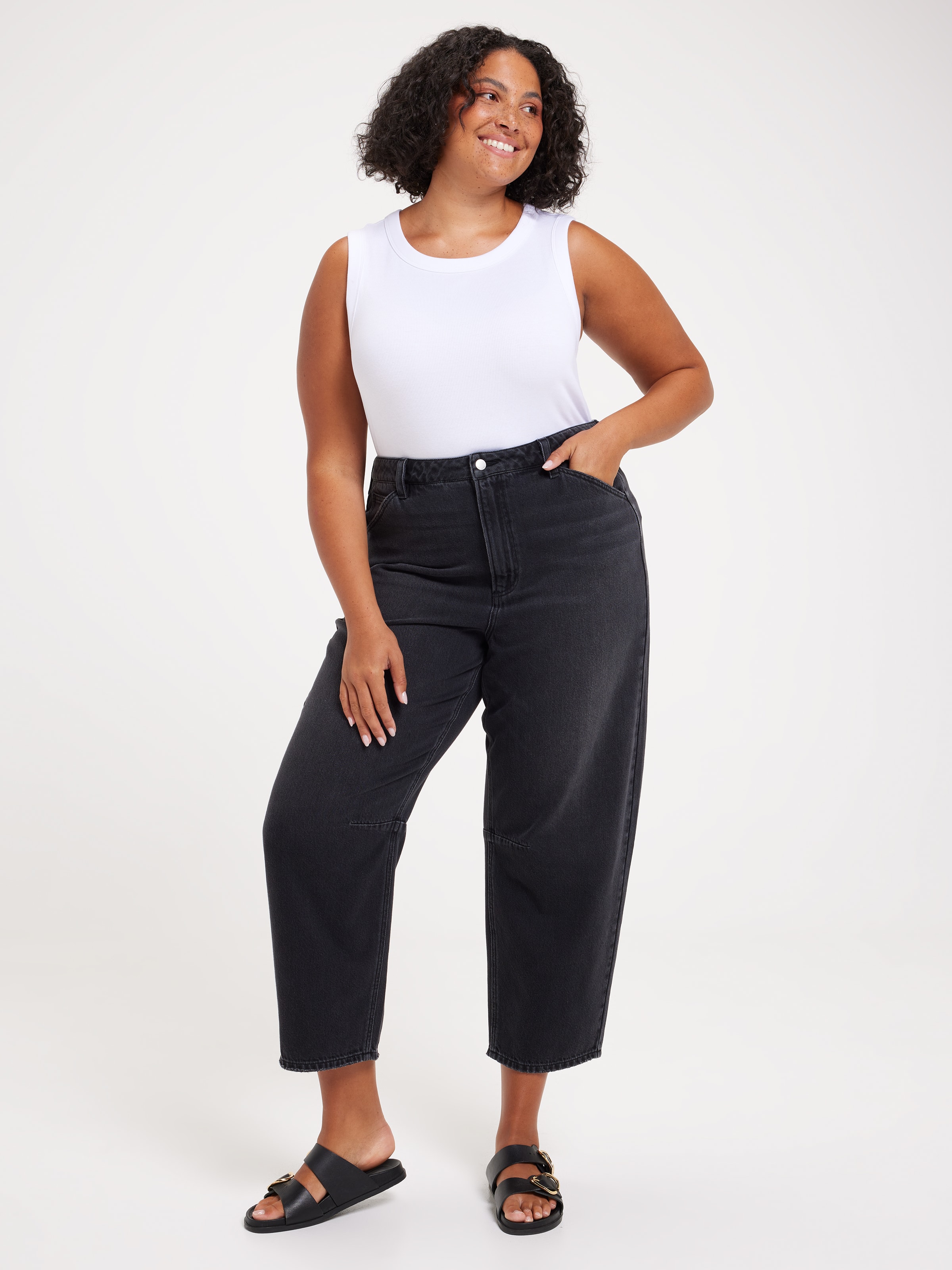 Curve Originals High Rise Sofia Barrel Jean