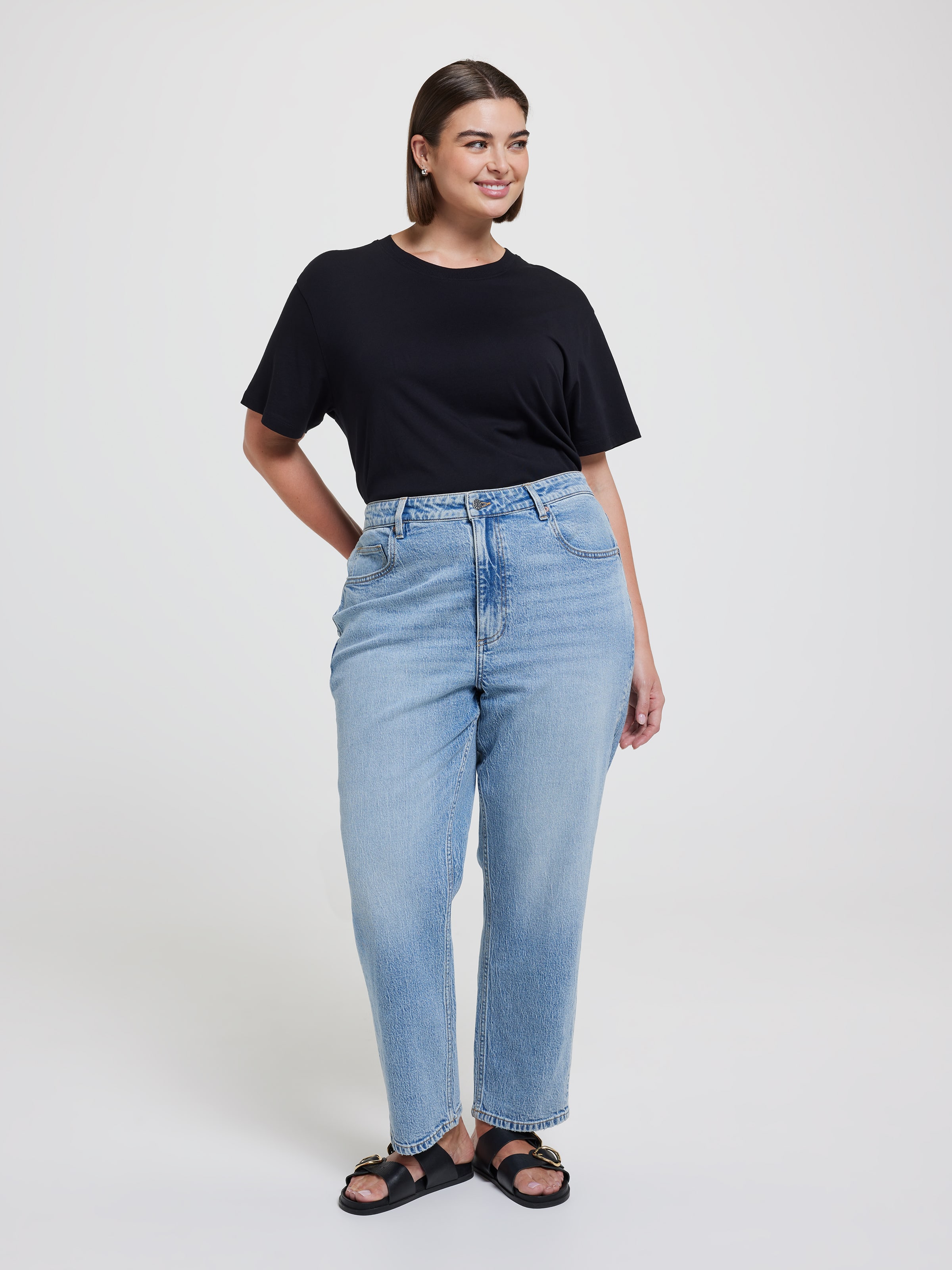 Curve Originals High Rise Mom Jean