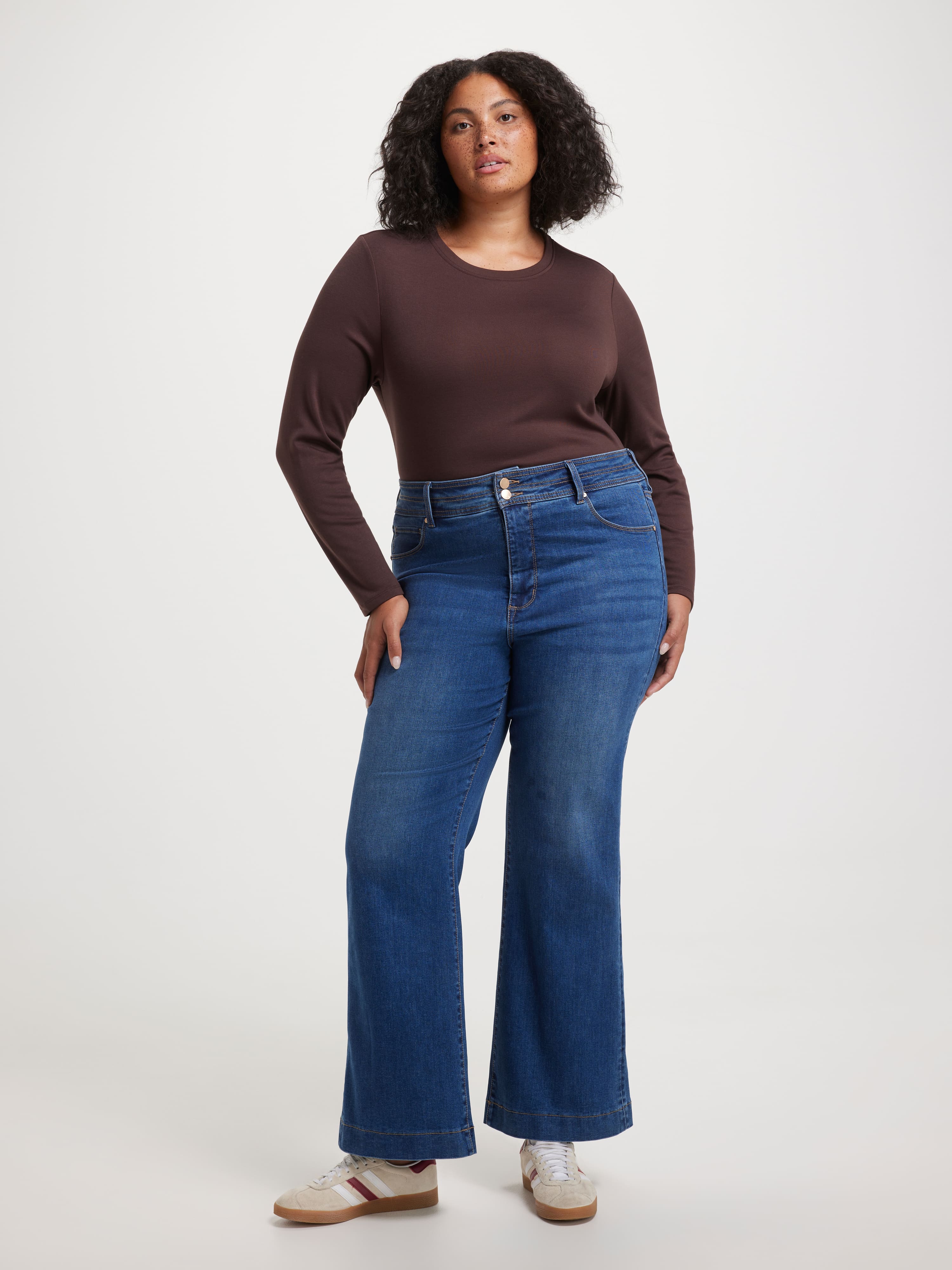Curve Reformed High Rise Slim Wide Leg Jean