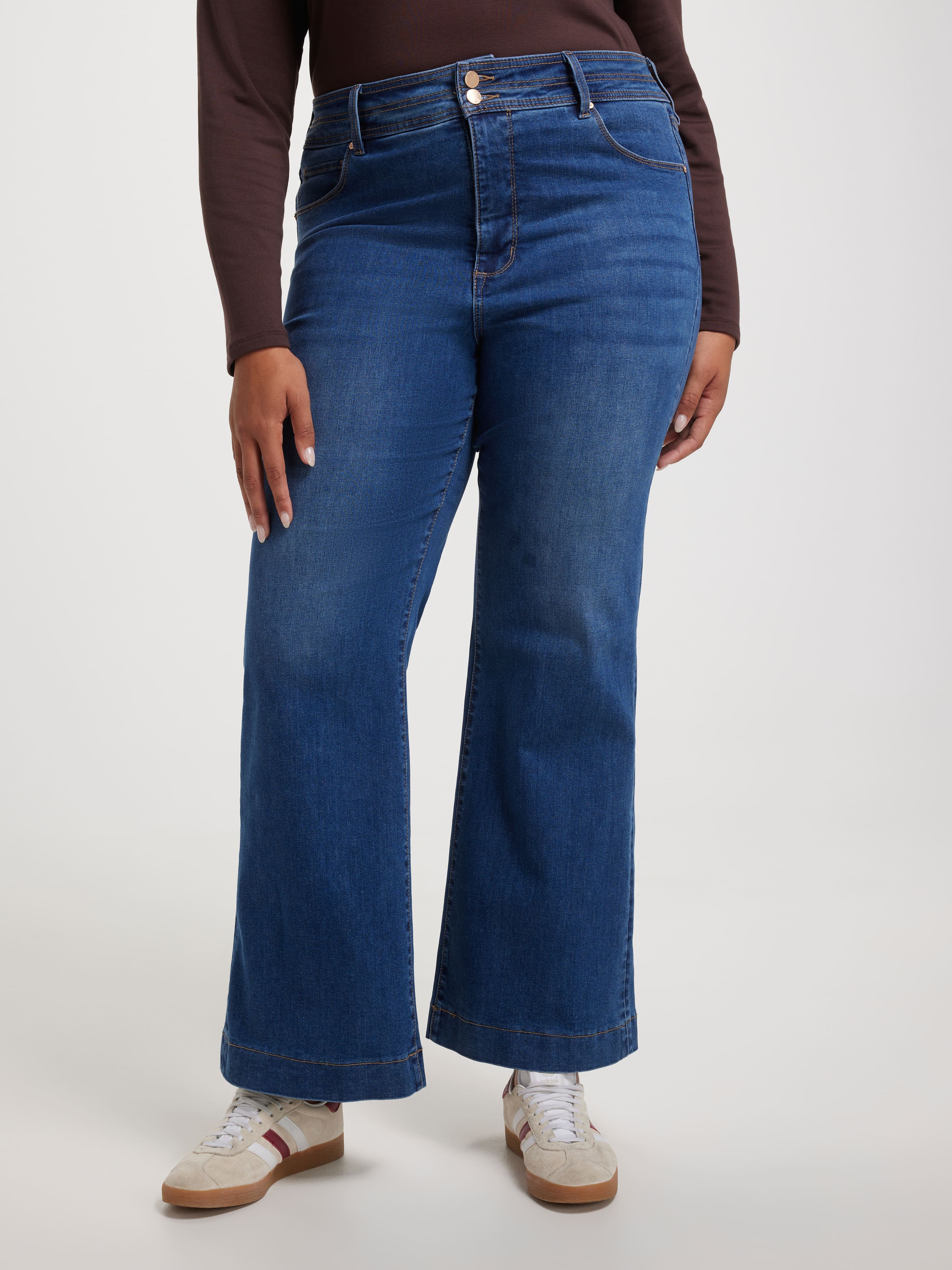 Curve Reformed High Rise Slim Wide Leg Jean