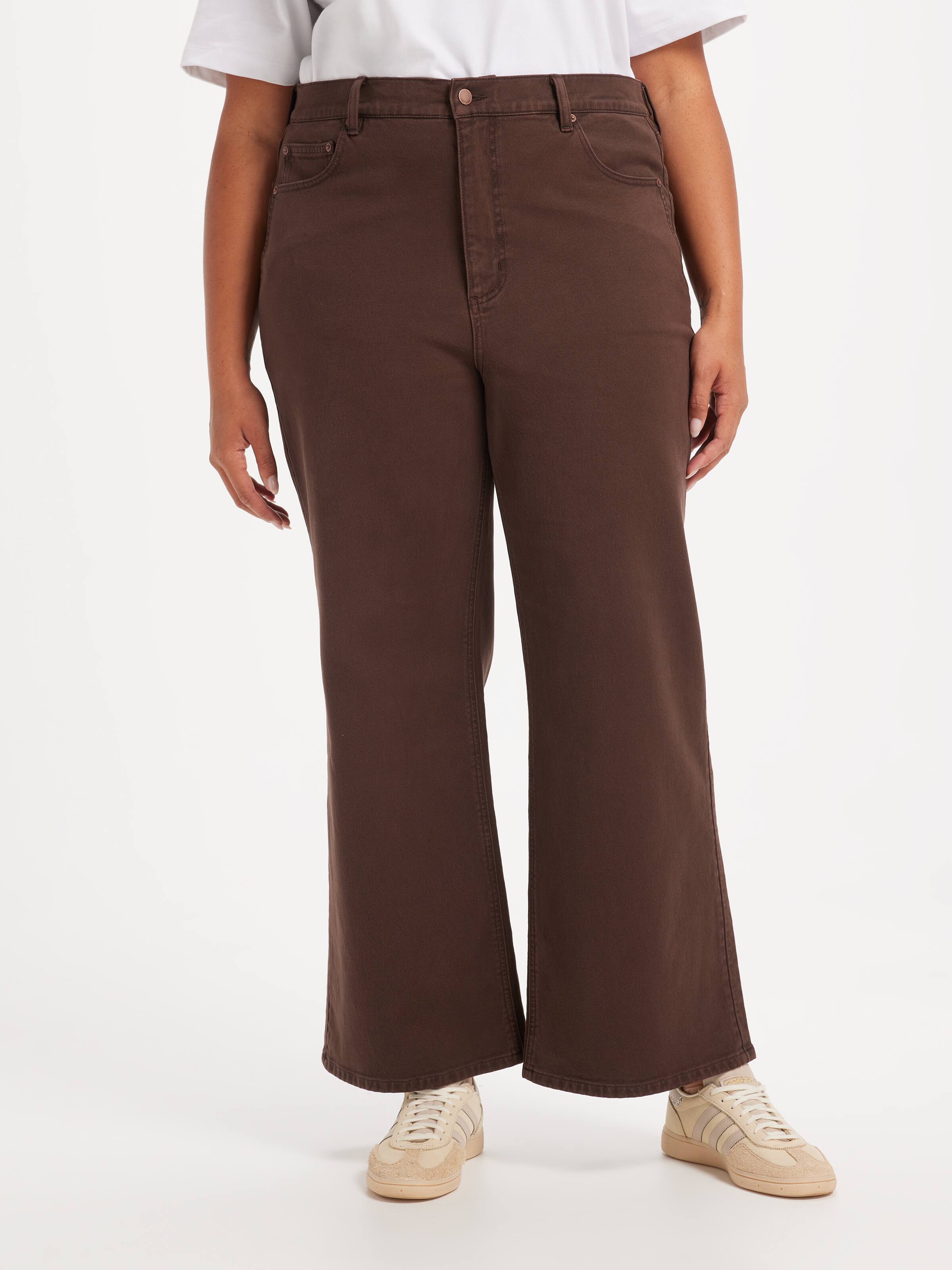 Curve Originals Stevie Adjustable Waist Wide Leg Jean