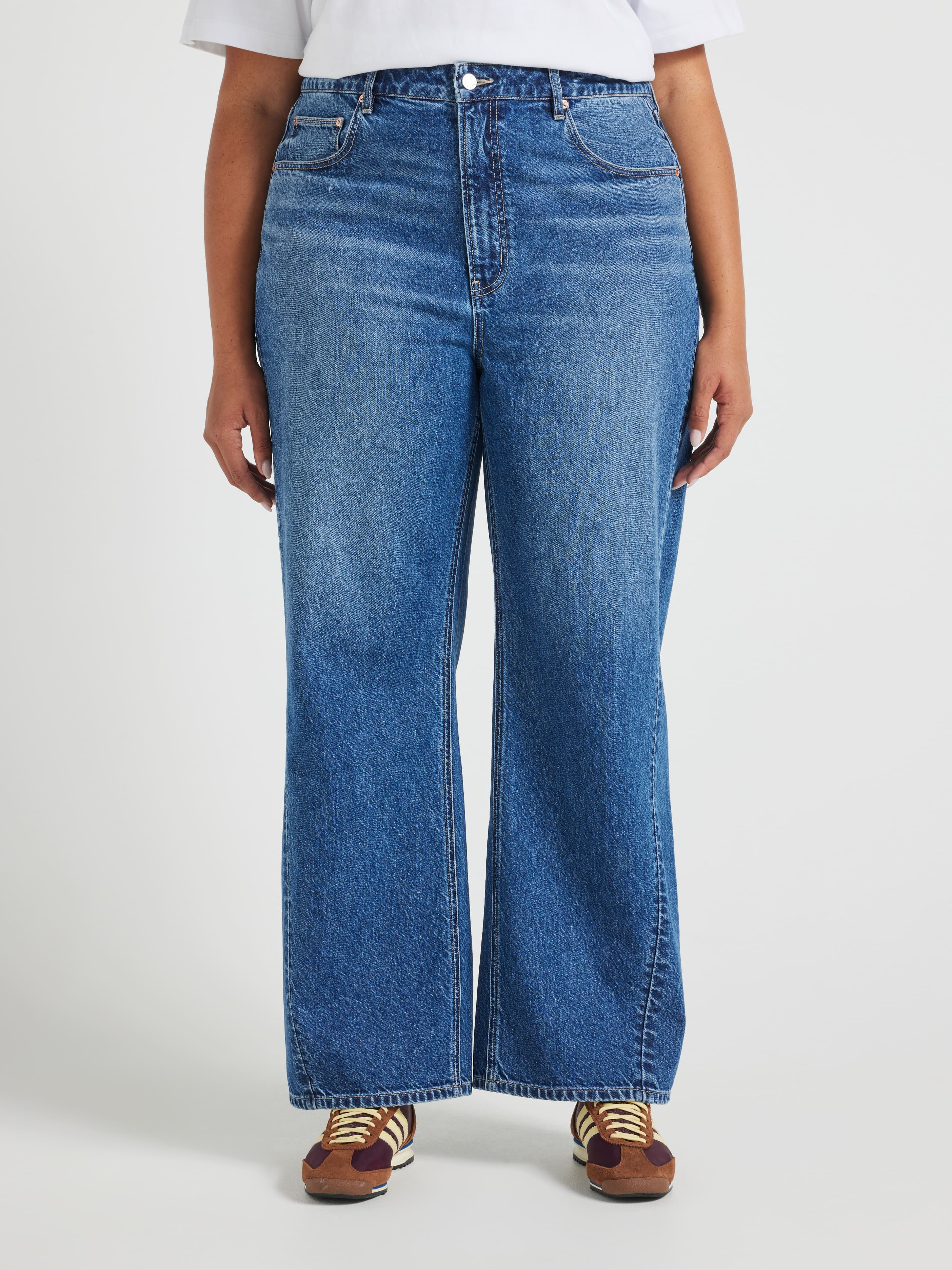 Curve Originals Twist Seam Wide Leg Jean