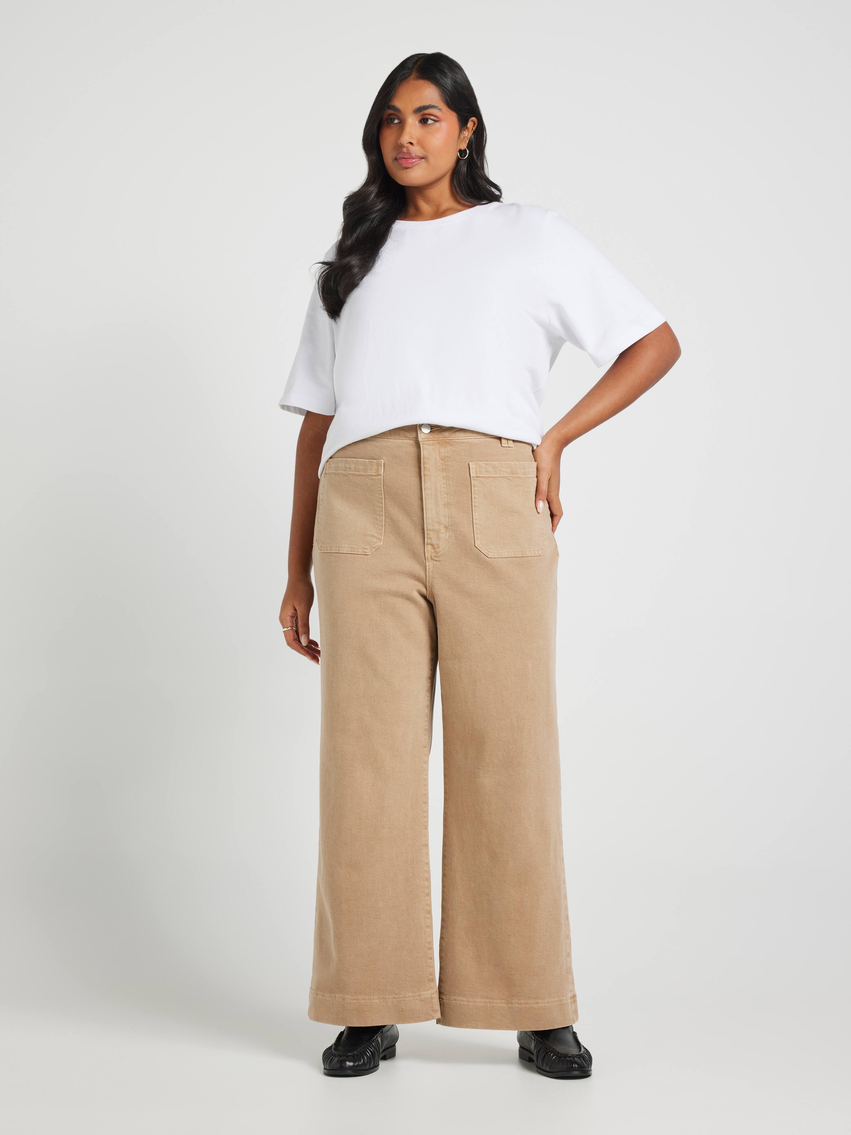 Curve Originals Patch Pocket Wide Ankle Jean