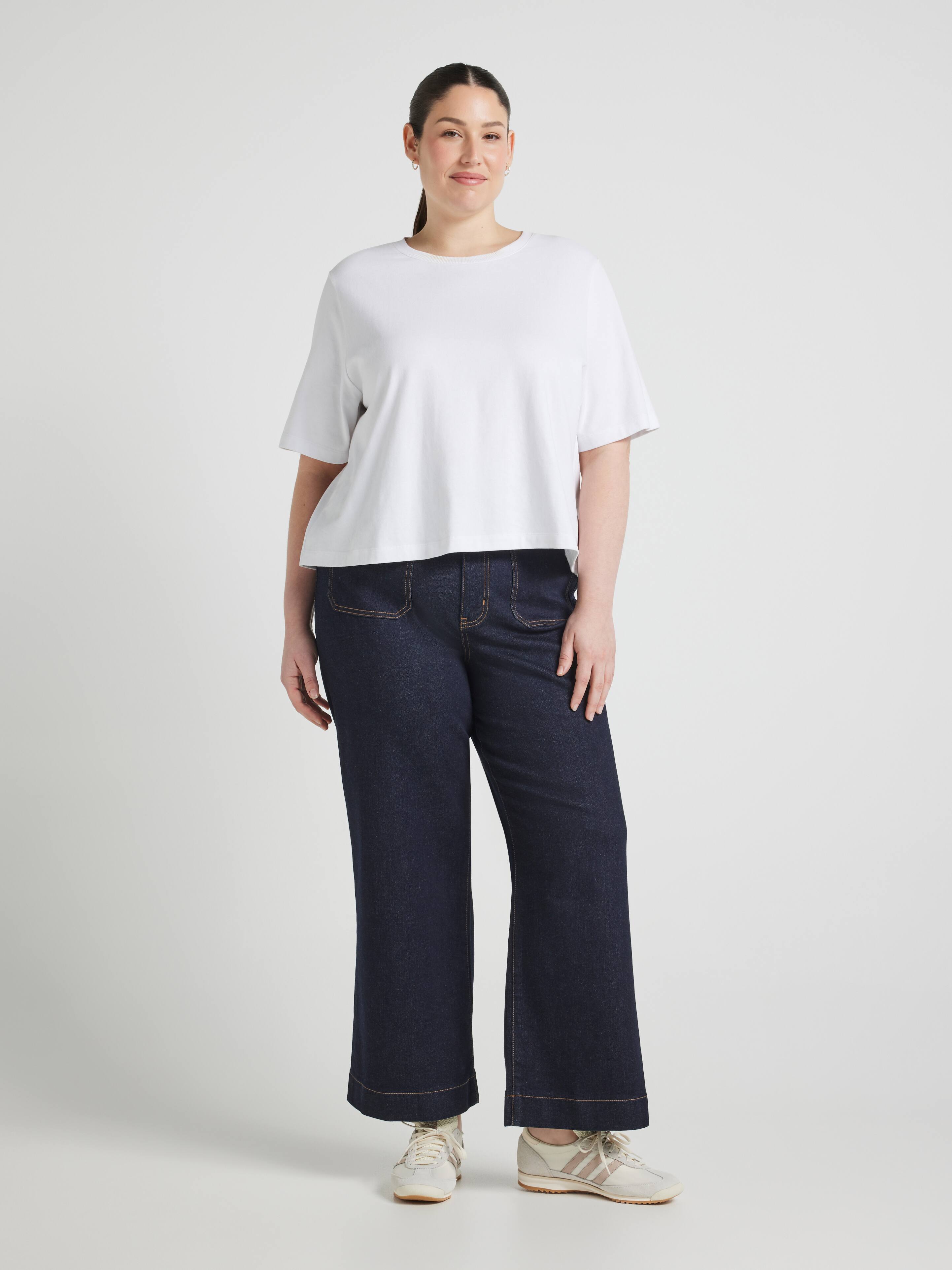 Curve Originals Patch Pocket Wide Ankle Jean