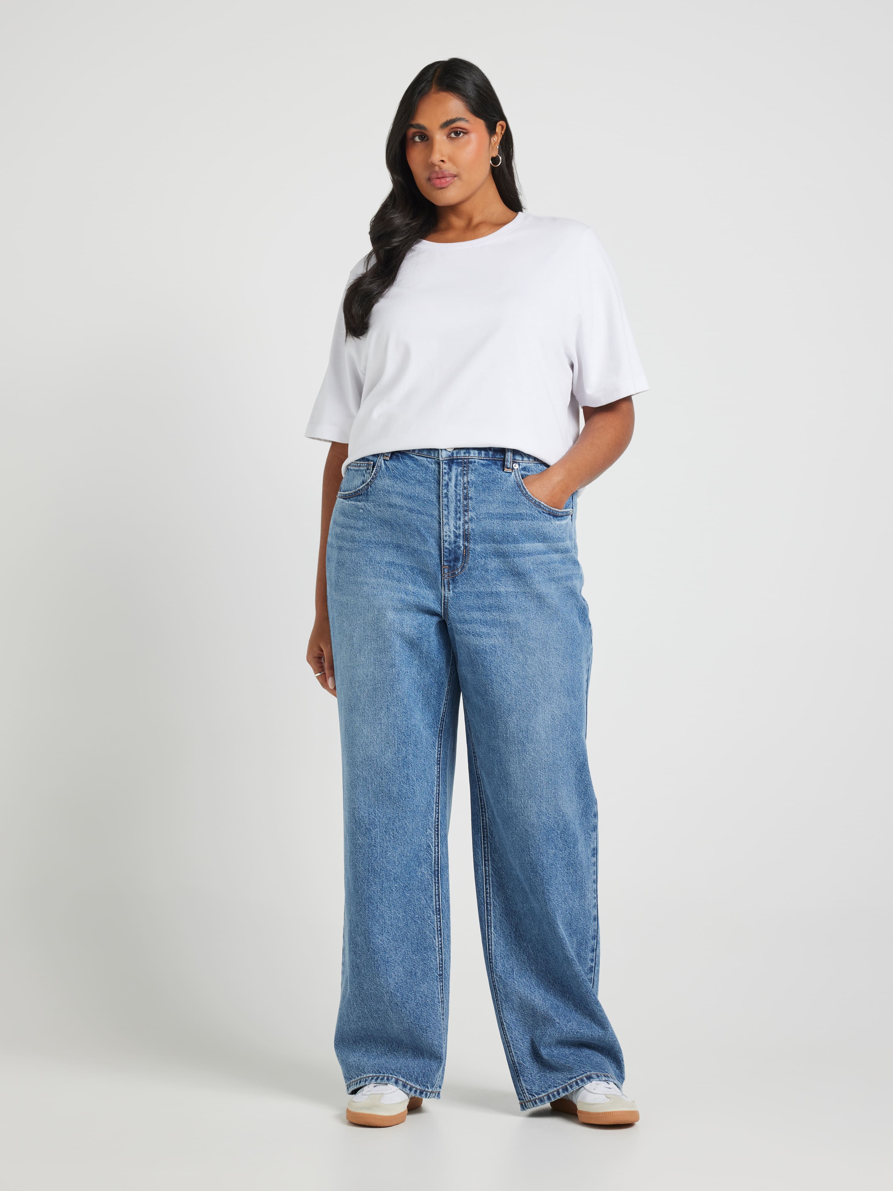 Curve Originals Adjustable Relaxed Straight Jean