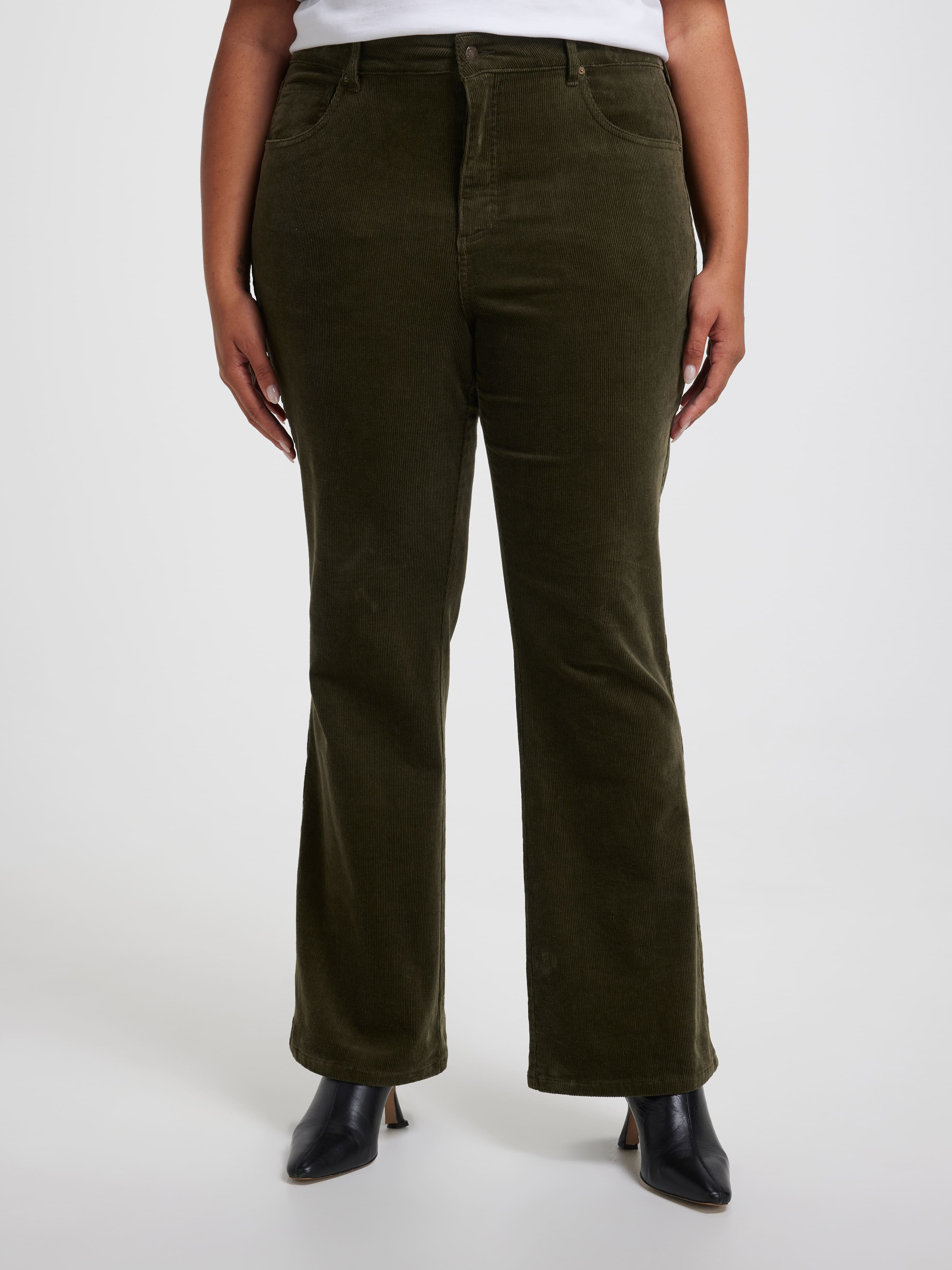 Curve Cord High Rise Bootcut Jean