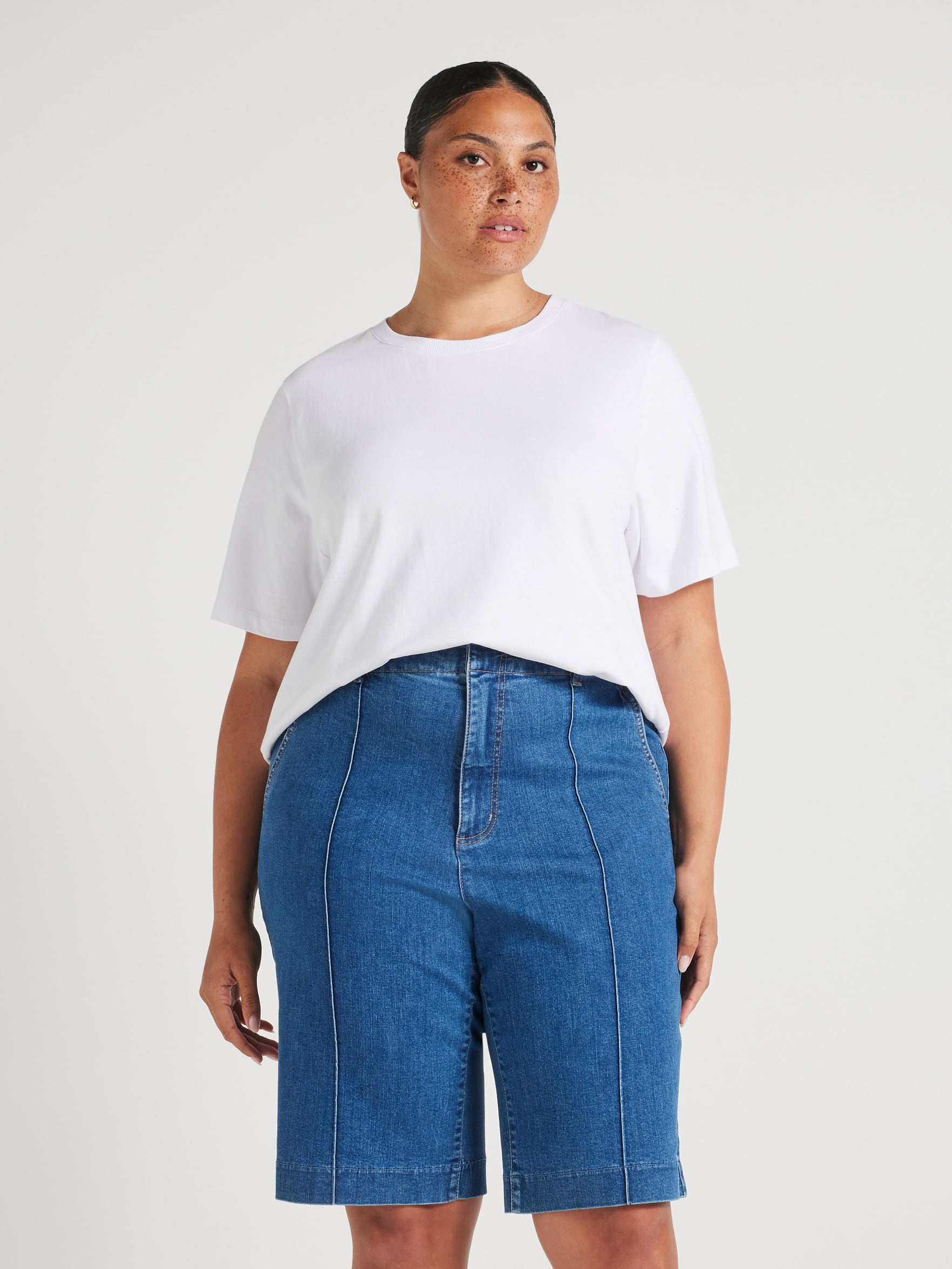 Curve Originals Pintuck Bermuda Short