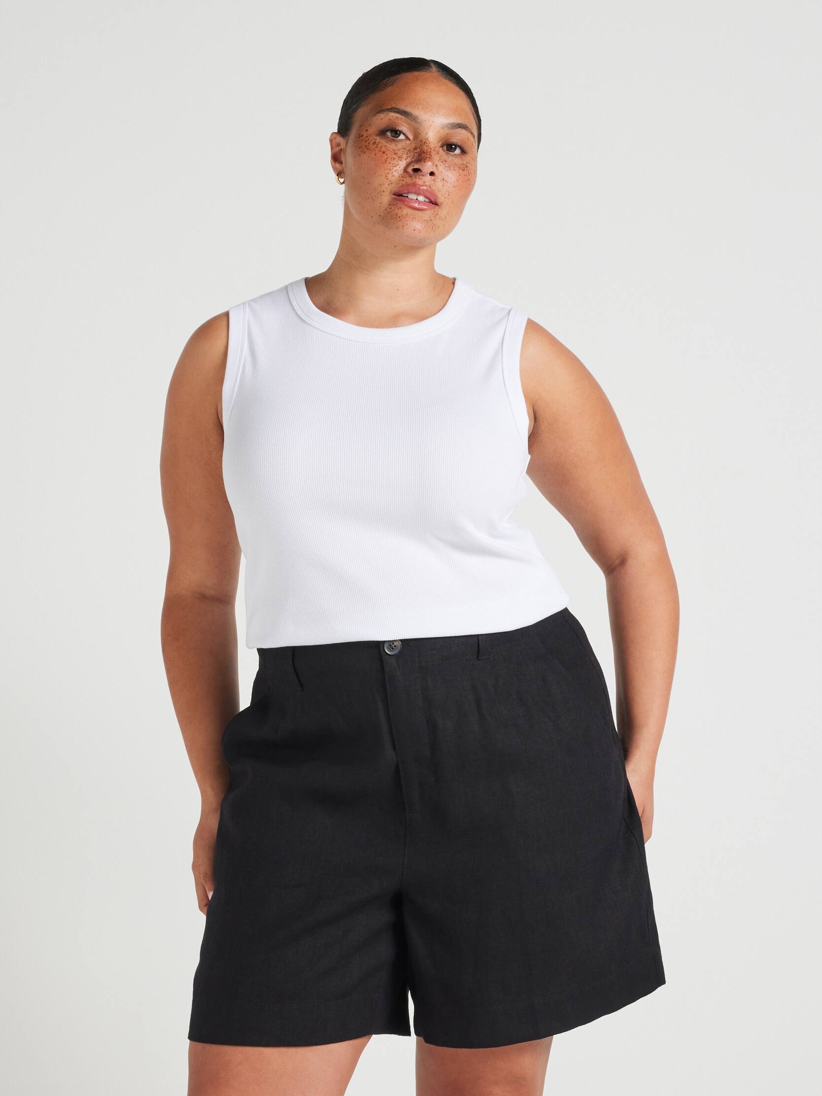 Curve Belmont High Rise Linen Short