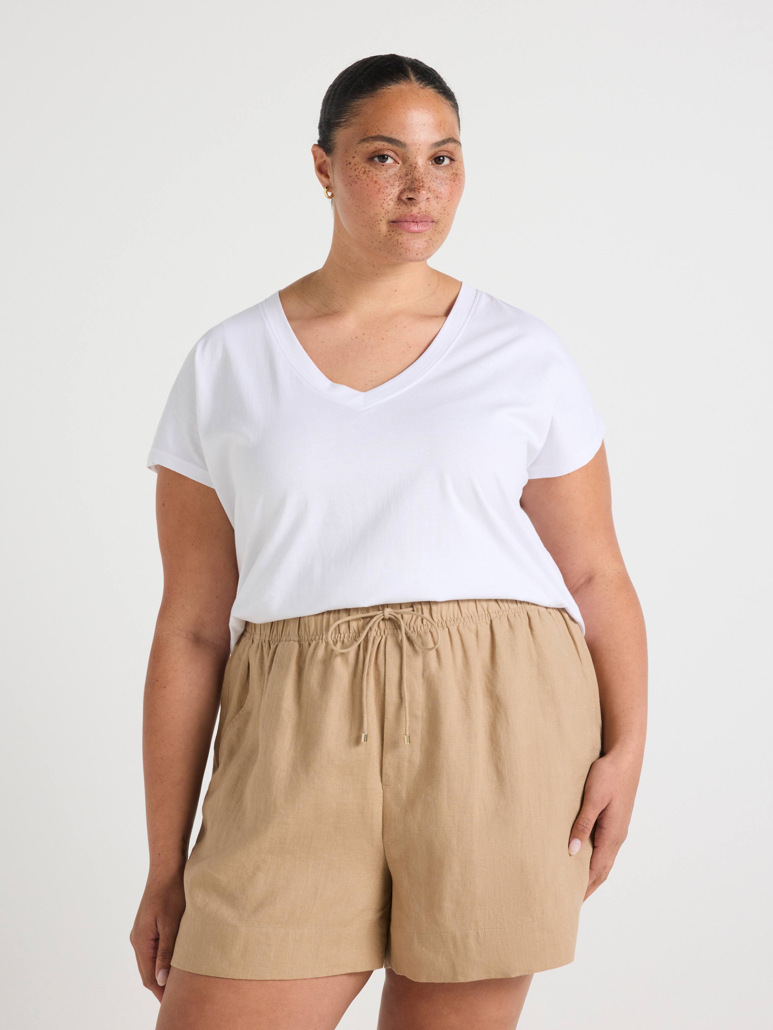 Nina Linen Jog Short
