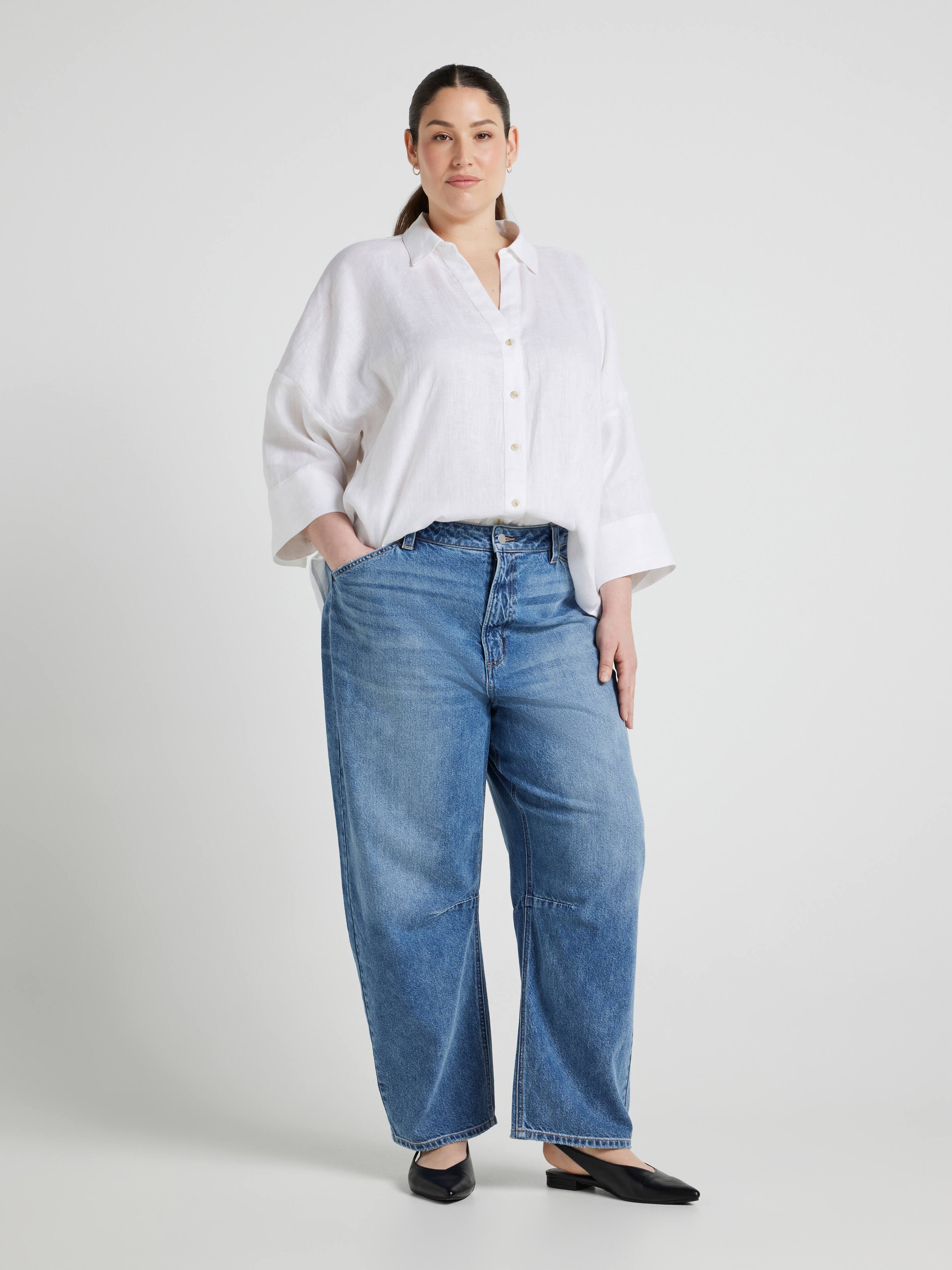 Curve Hampton 3/4 Sleeve Shirt