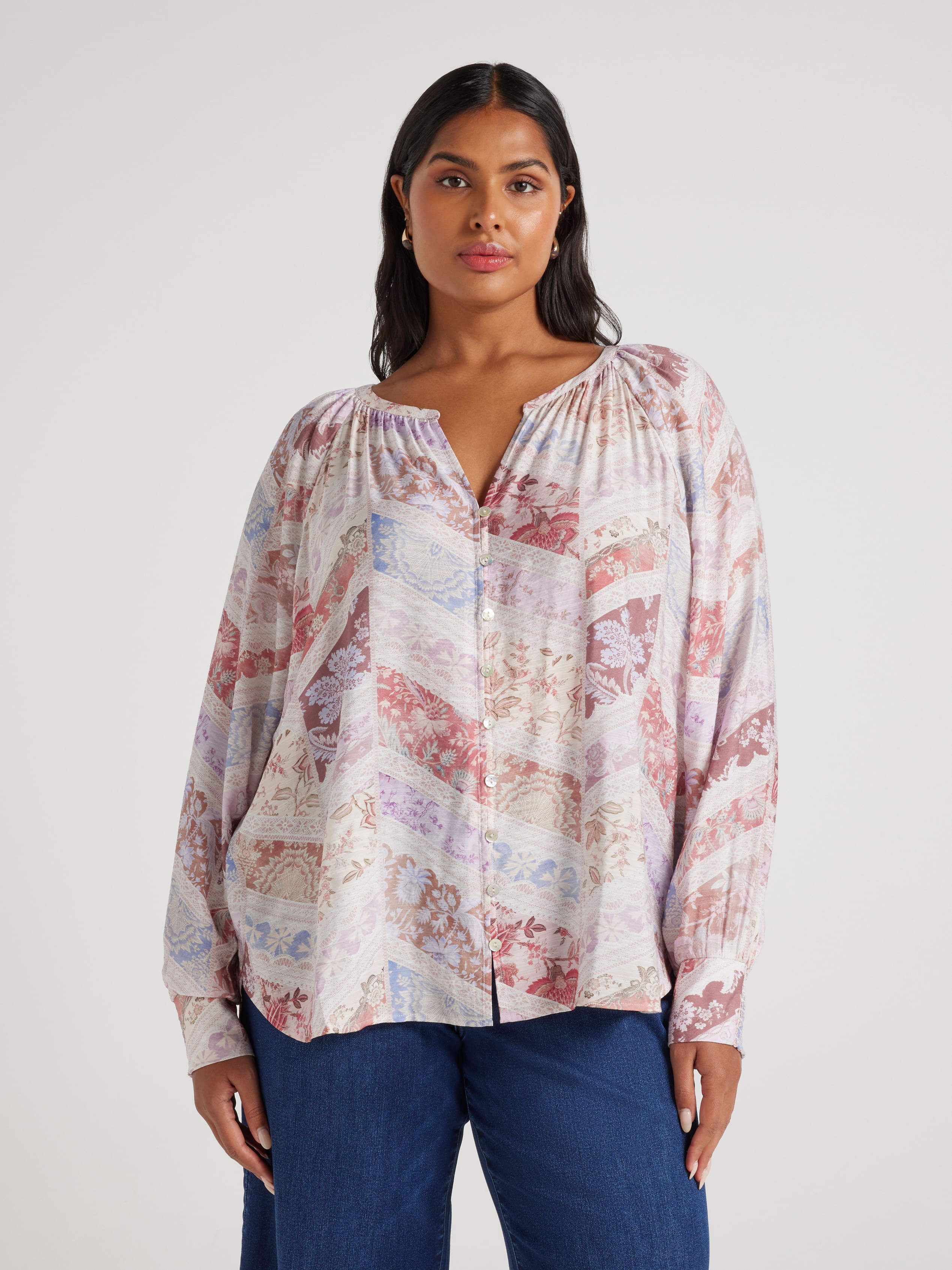 Curve Isla Floaty Blouse
