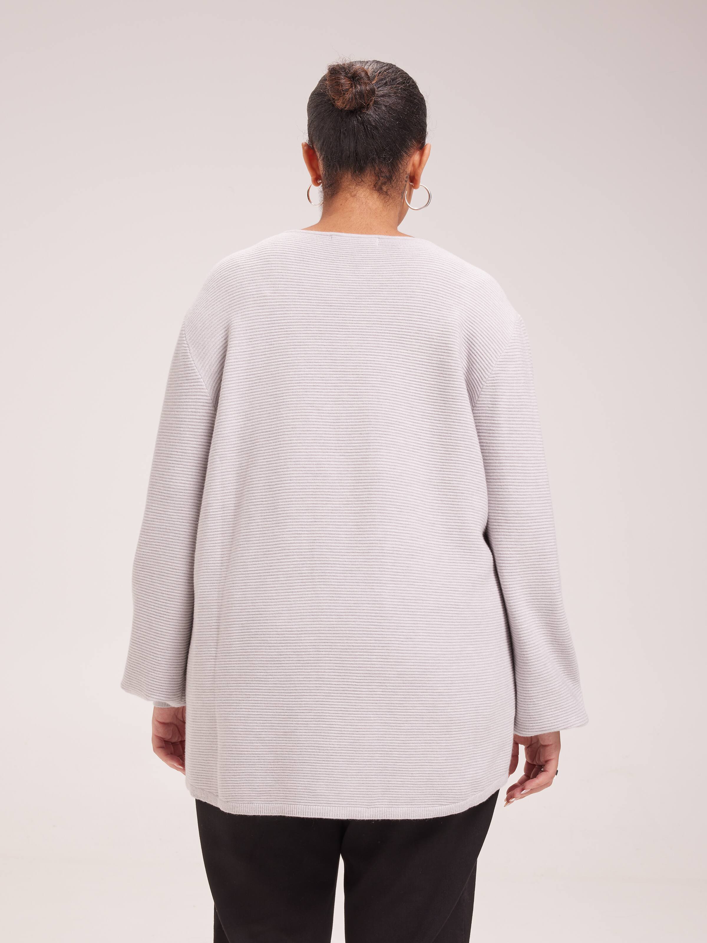 Image for Curve Paige V Neck Ottoman Pullover from JustGroupNZ