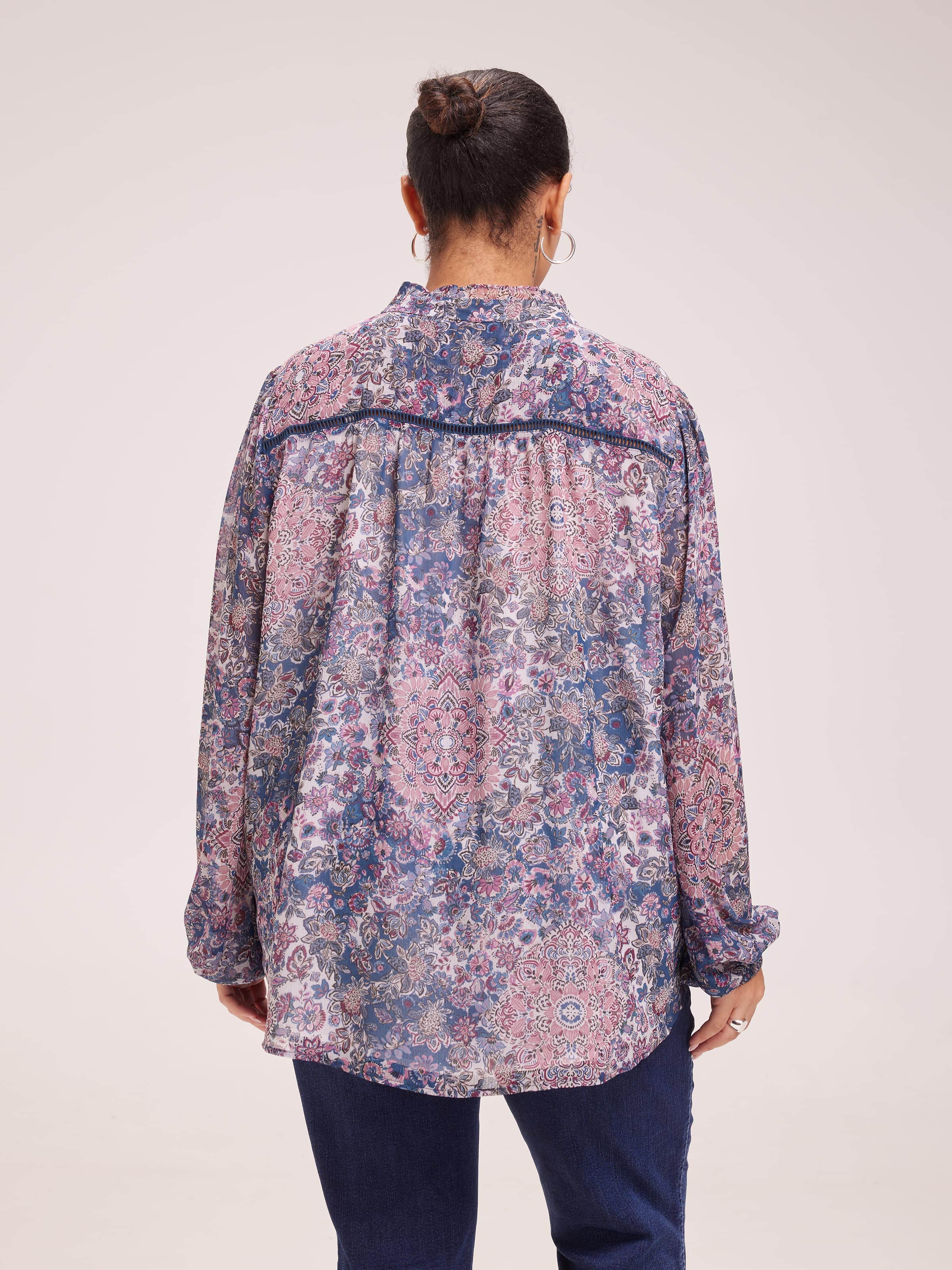 Image for Curve Drew Button Through Blouse from JustGroupNZ
