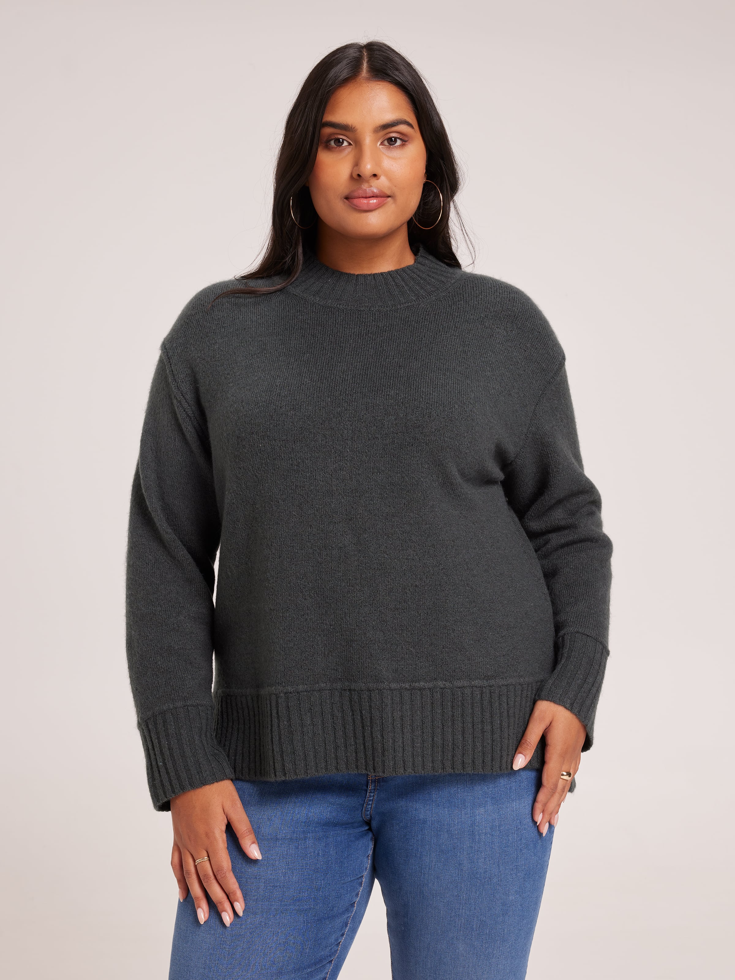 Curve Lucy Extended Neck Pullover
