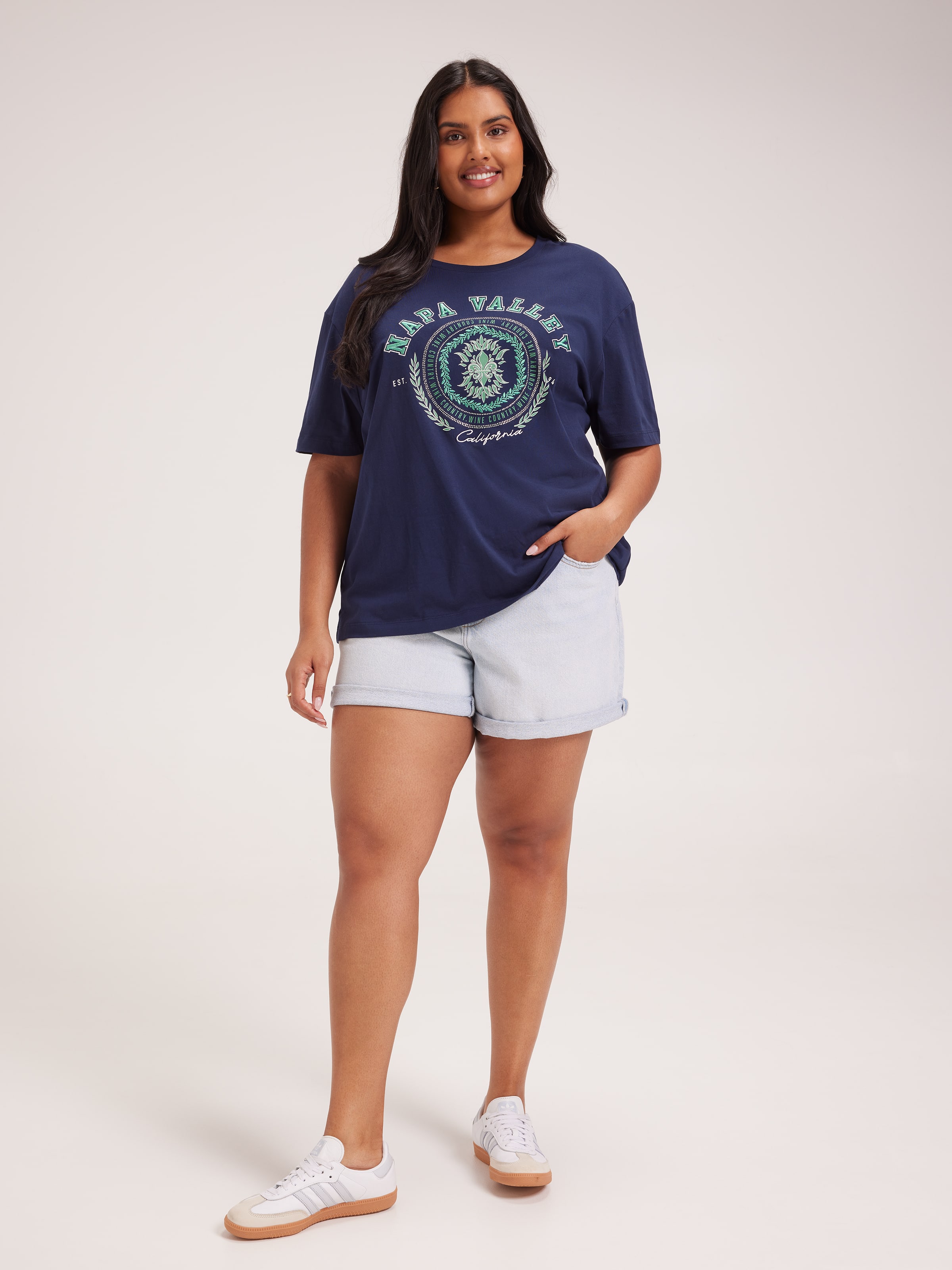 Curve Riley Relaxed Graphic Tee