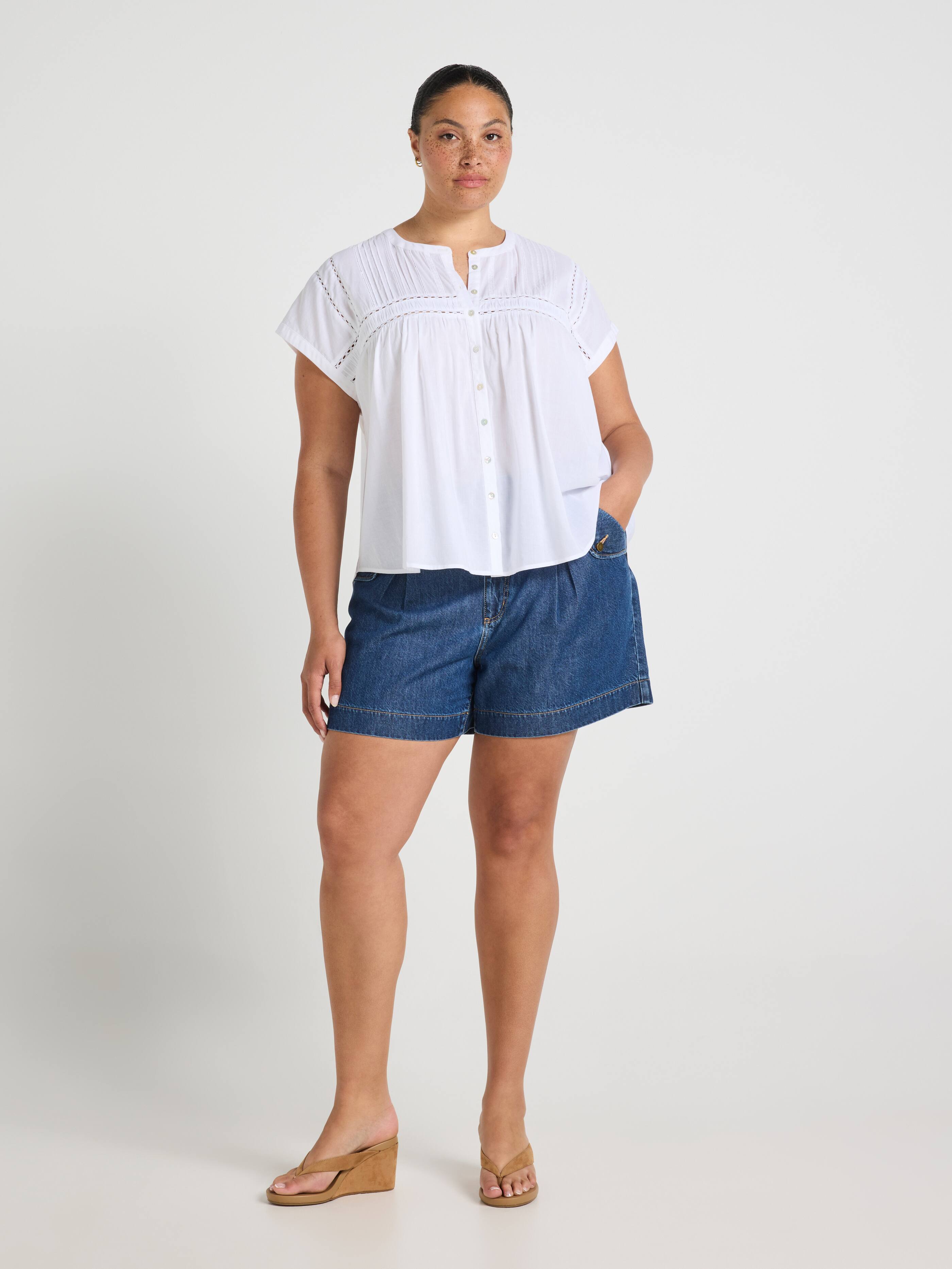 Curve Corinne Lace Insert Top