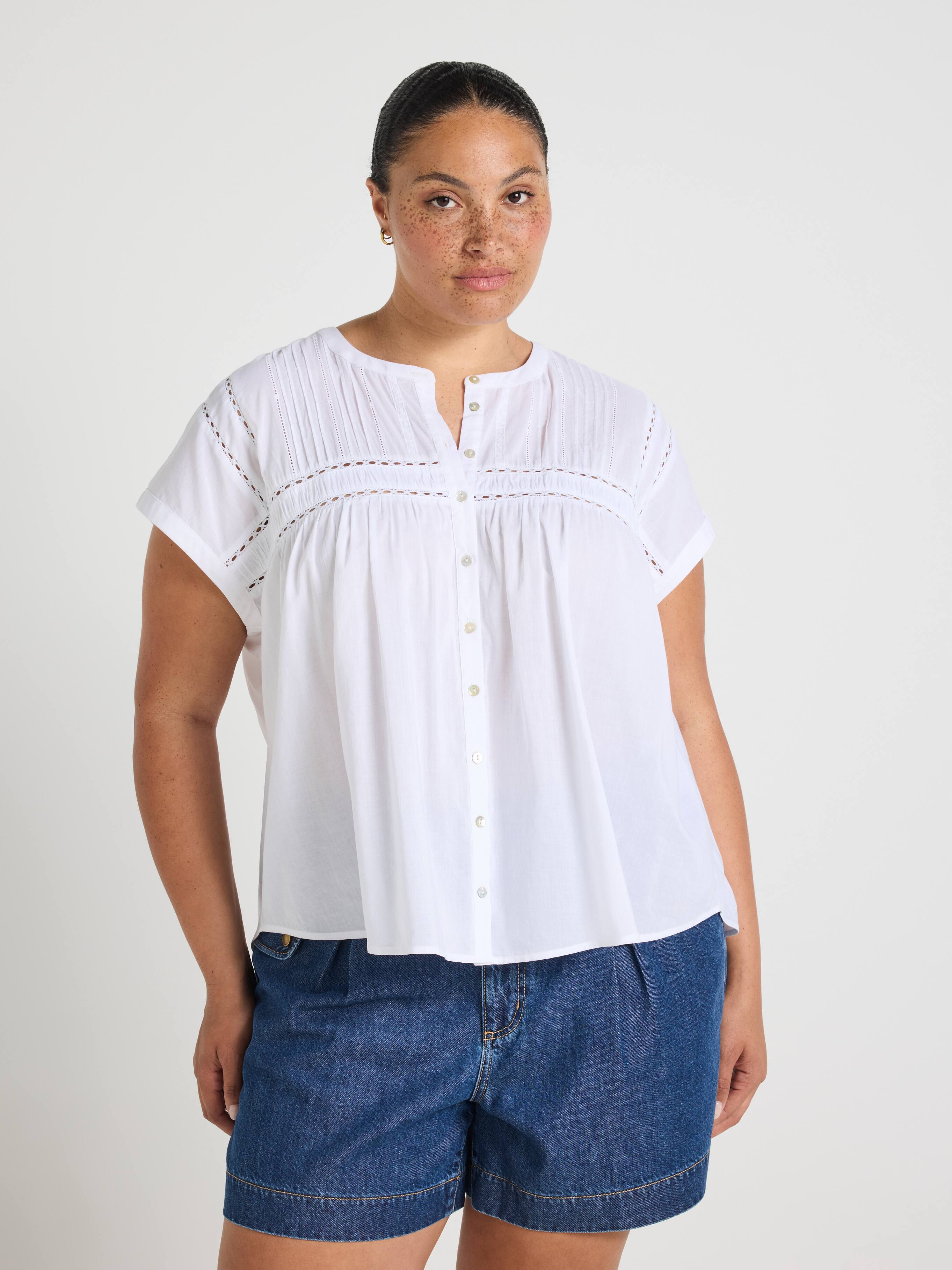 Curve Corinne Lace Insert Top