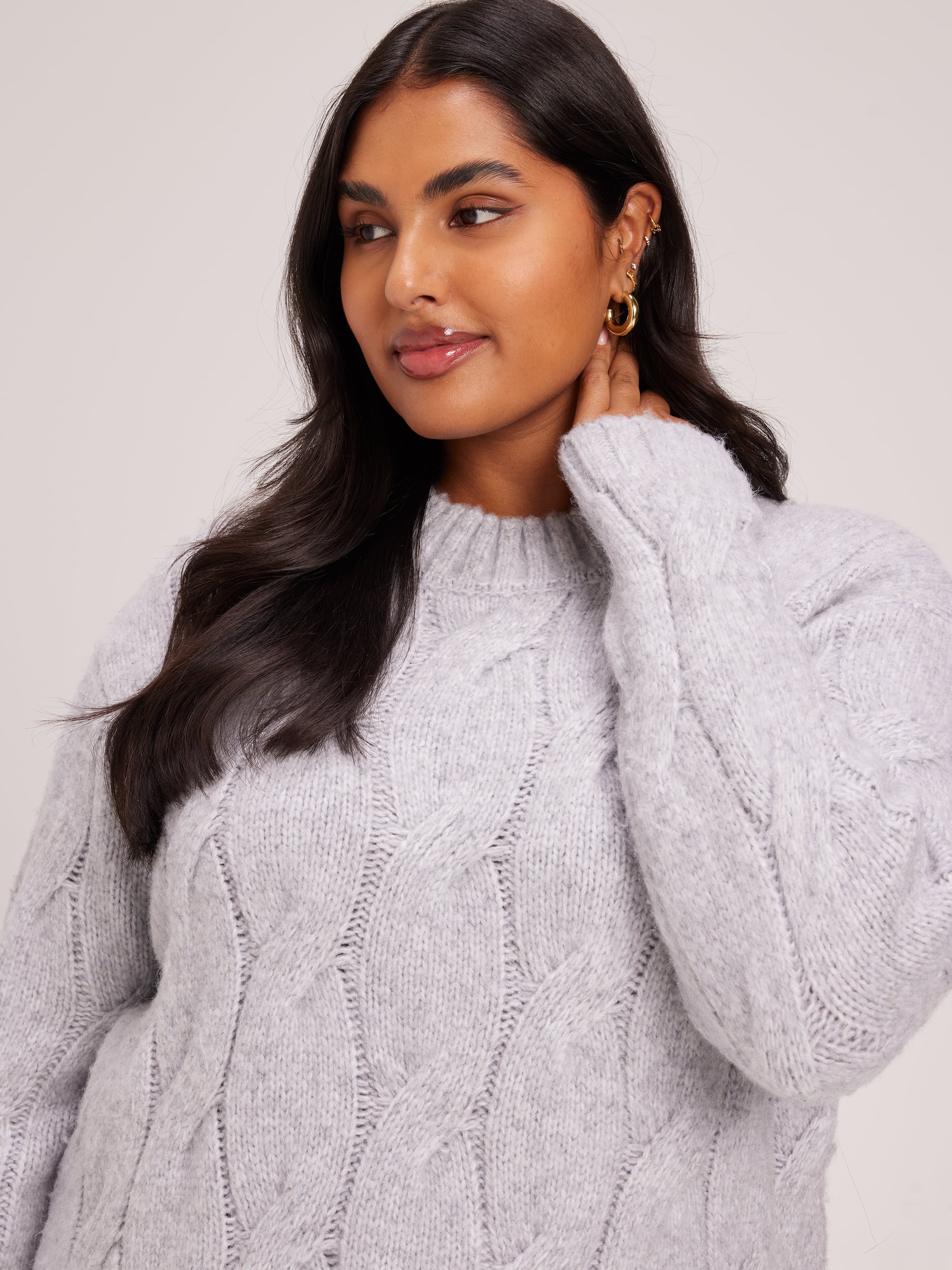 Curve Aspen Half Shirt Pullover
