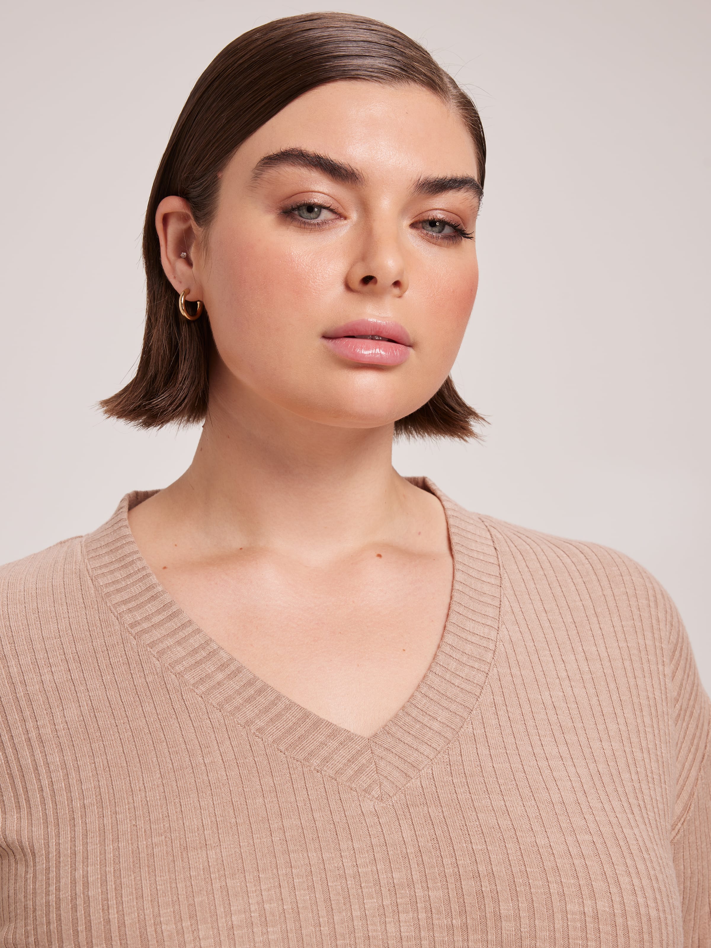 Curve Emily V Neck Top