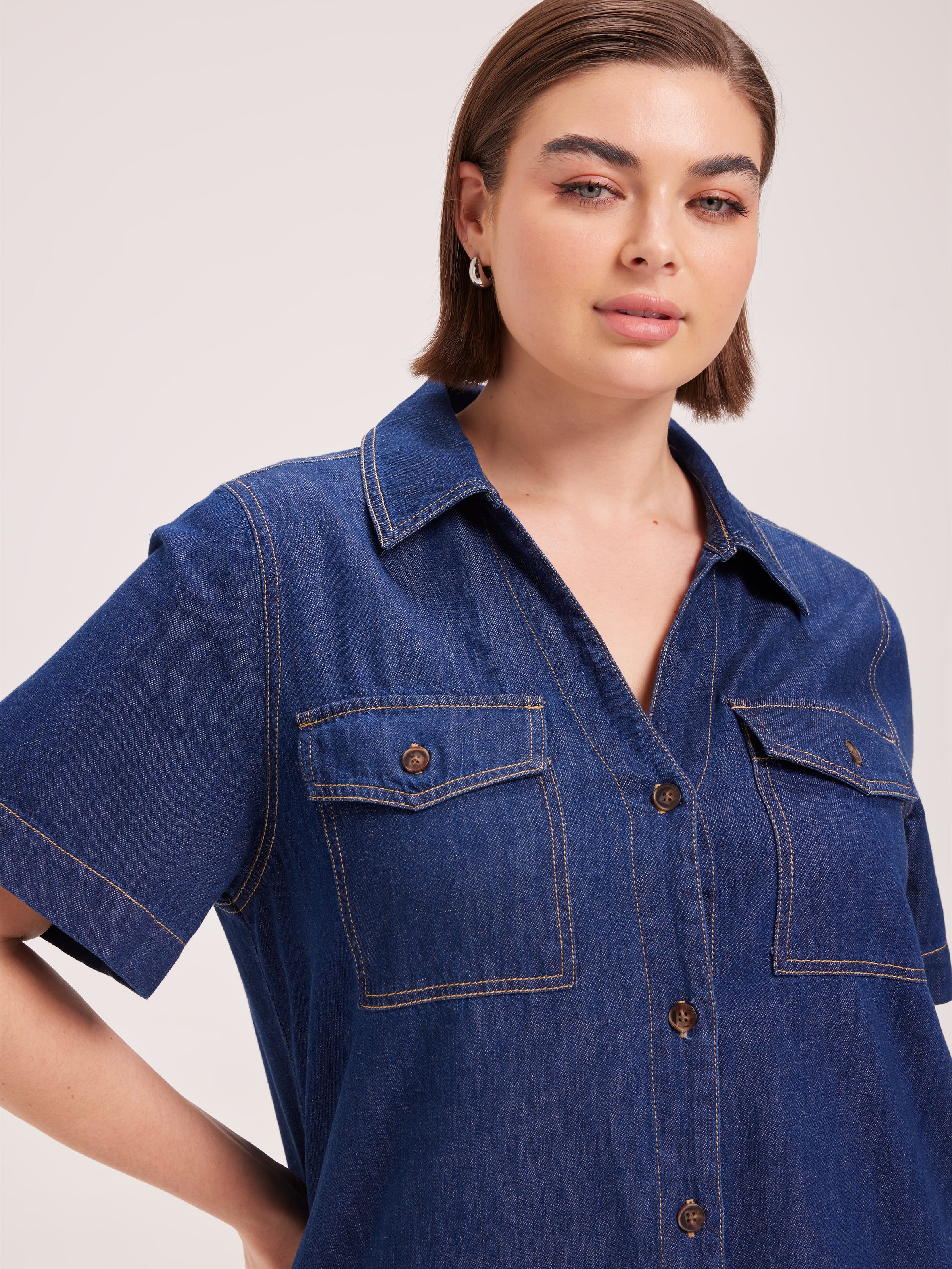 Curve Madison Shirt Dress