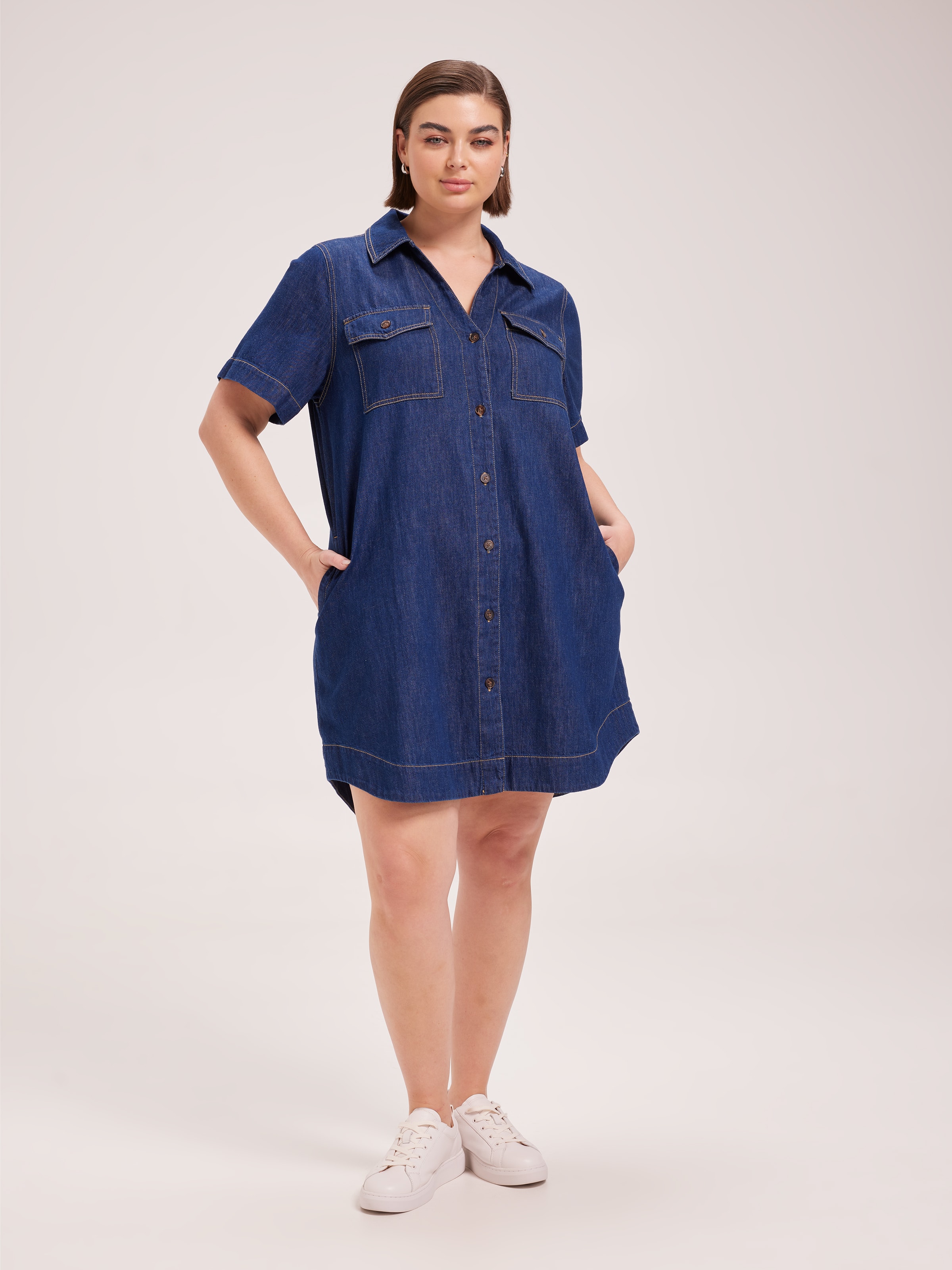 Curve Madison Shirt Dress